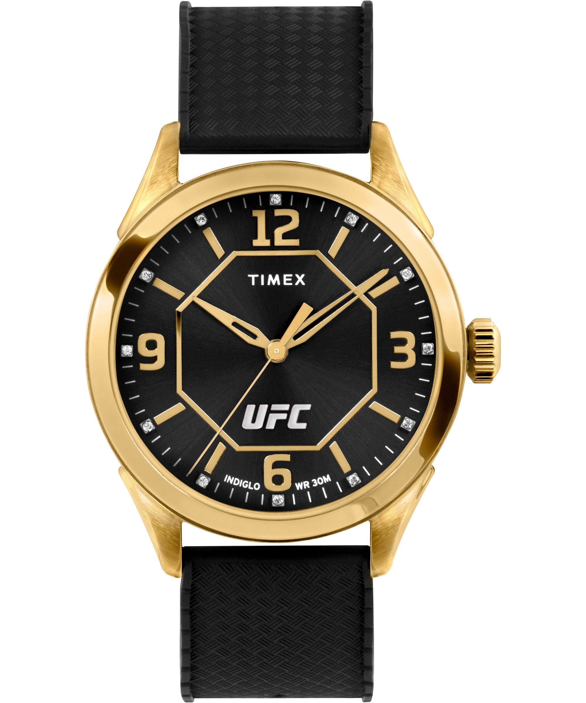 Shop Timex Men's 42mm Quartz Watch In Black