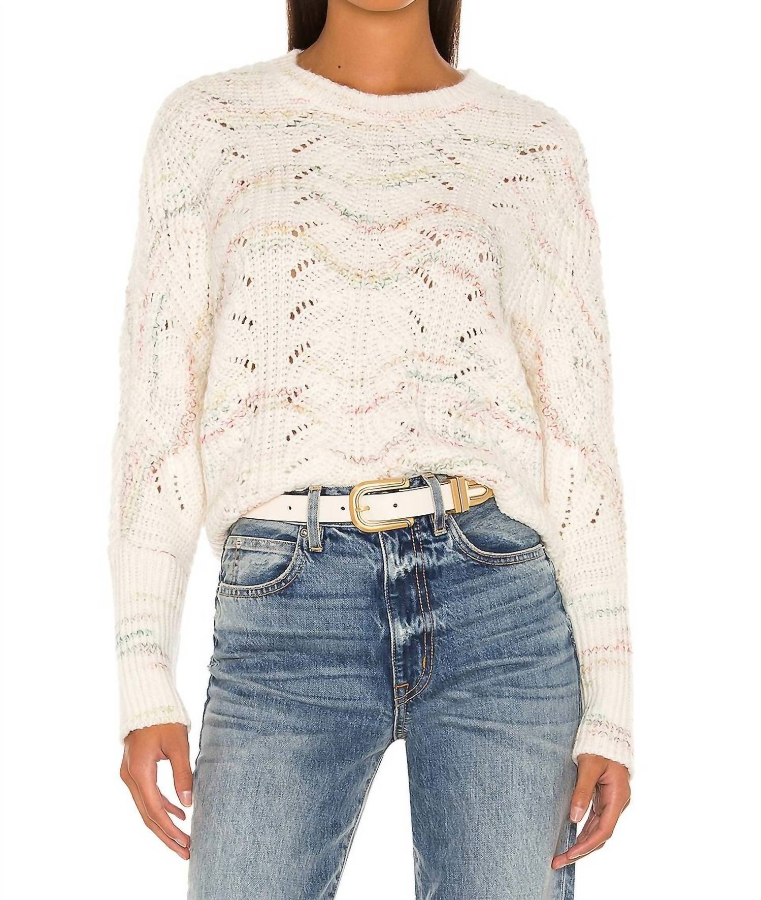 Shop Bb Dakota Good Days Sweater In Ivory In White