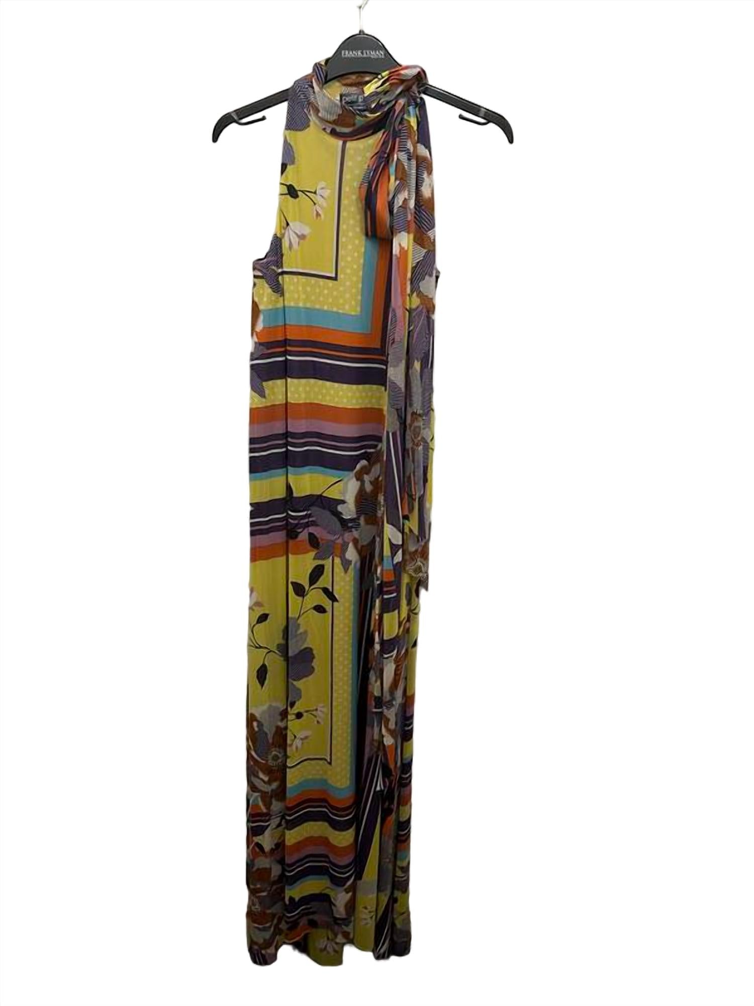 Shop Petit Pois By Viviana G Geometric And Floral Maxi In Yellow