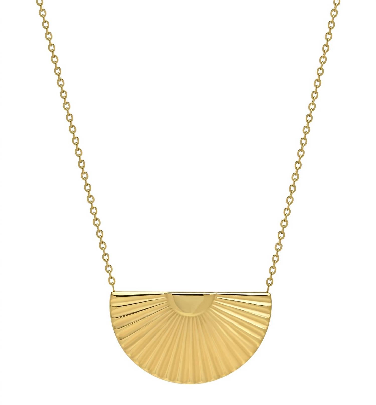 Bracha Good Day Necklace In Gold