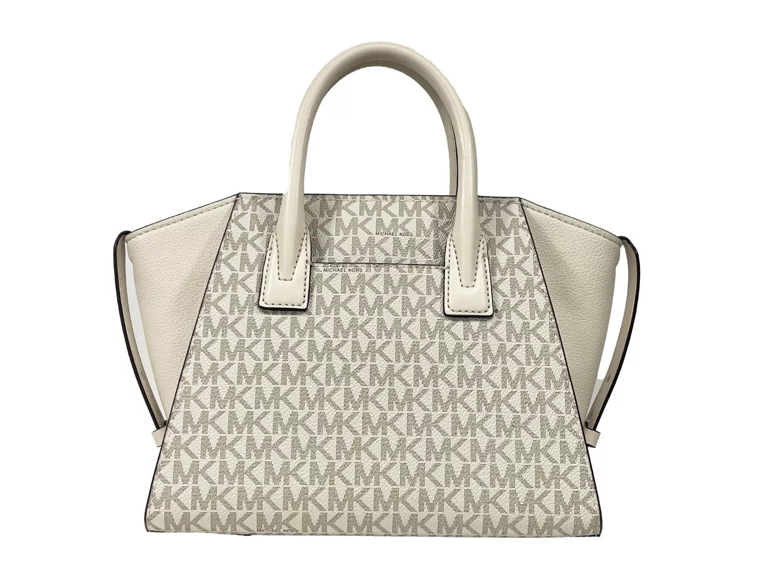 Michael Kors Avril Small Leather Top Zip Satchel Crossbody Bag Women's