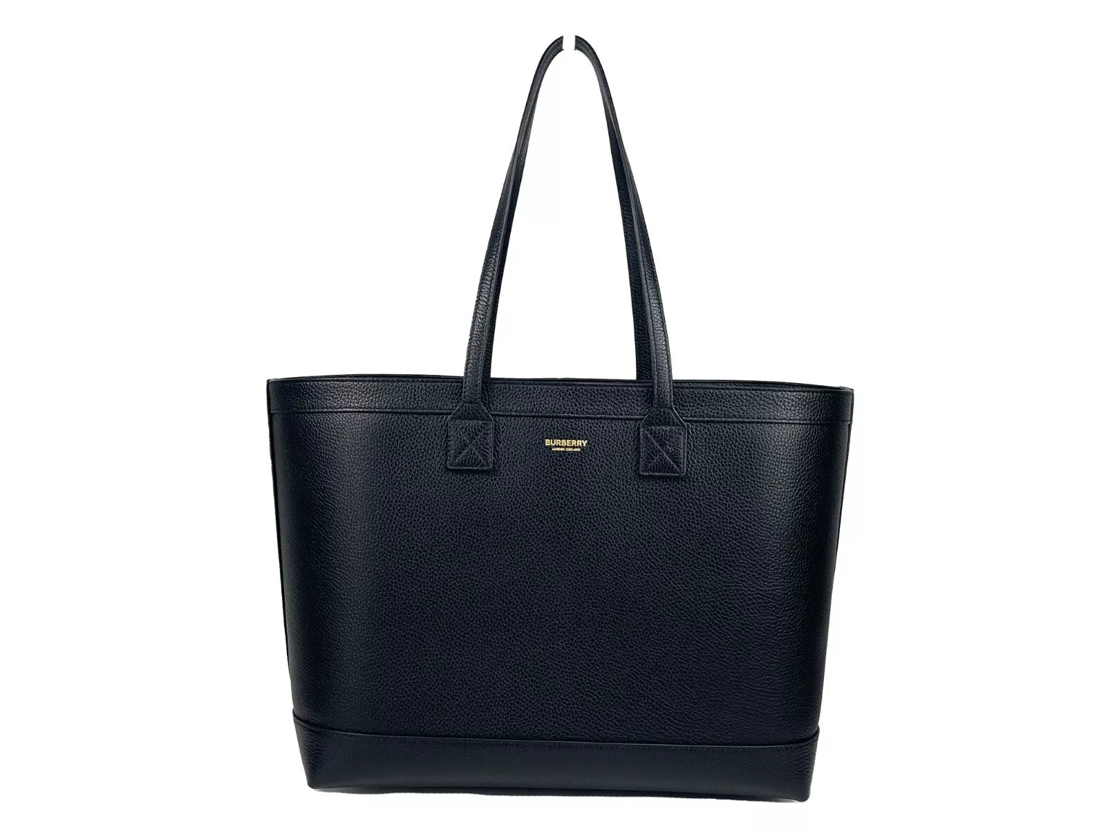 Burberry Medium Grainy Leather Tote Bag Women's Purse