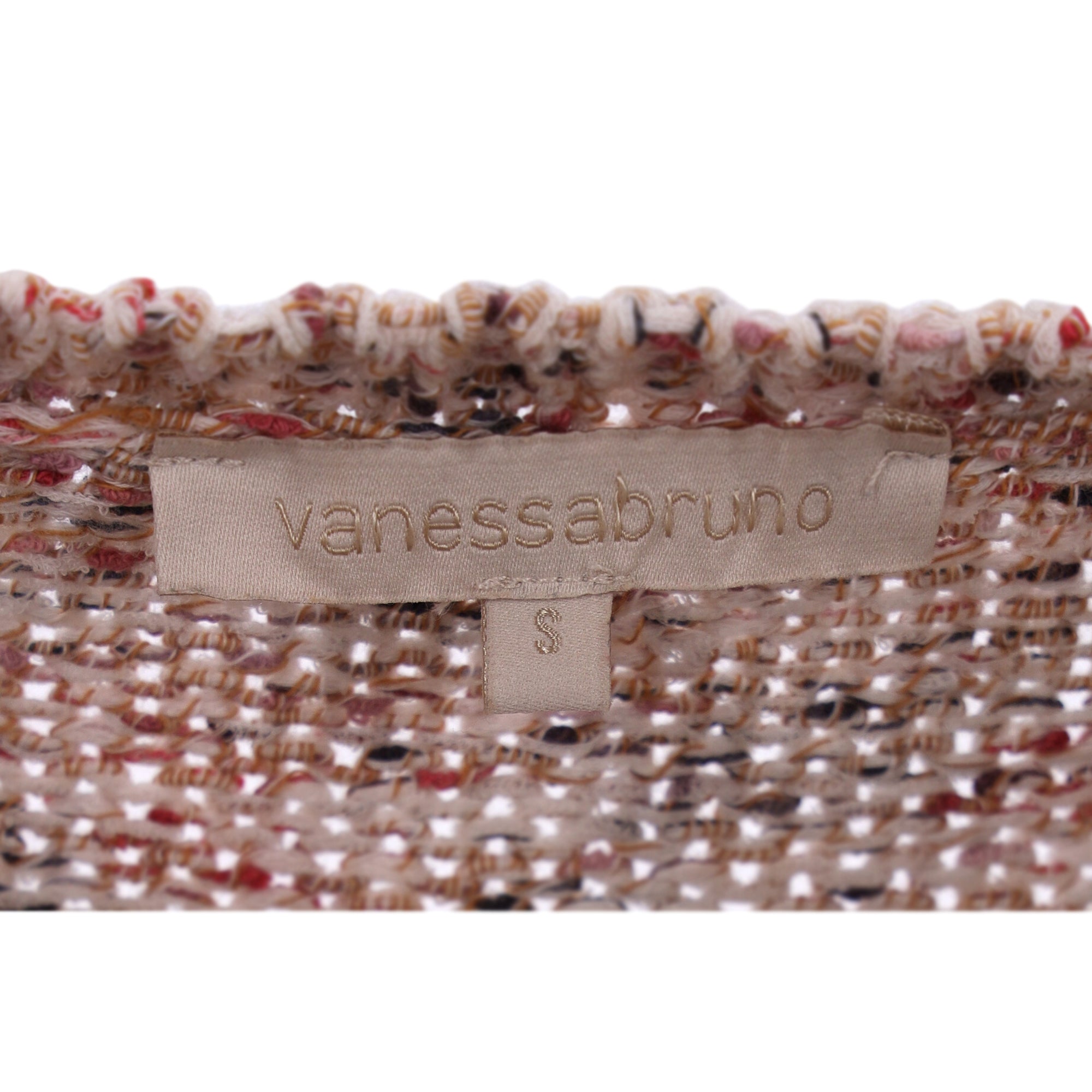 Vanessa Bruno Knitted Sweater in Beige Wool