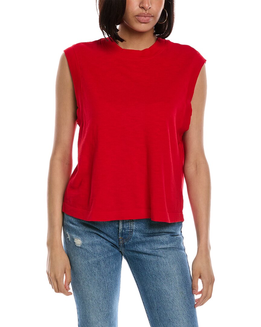 Shop Cotton Citizen Tokyo Muscle T-shirt In Red