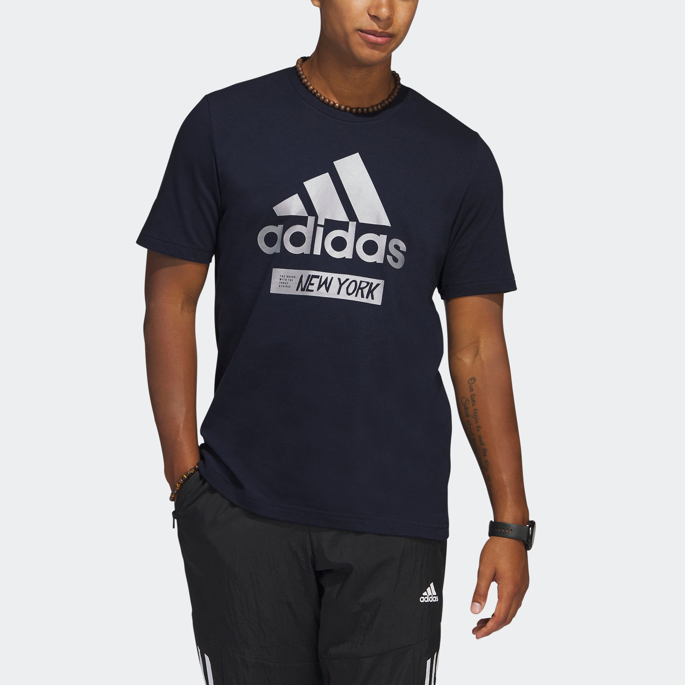 Adidas Originals Men's Adidas New York Graphic Tee In Multi