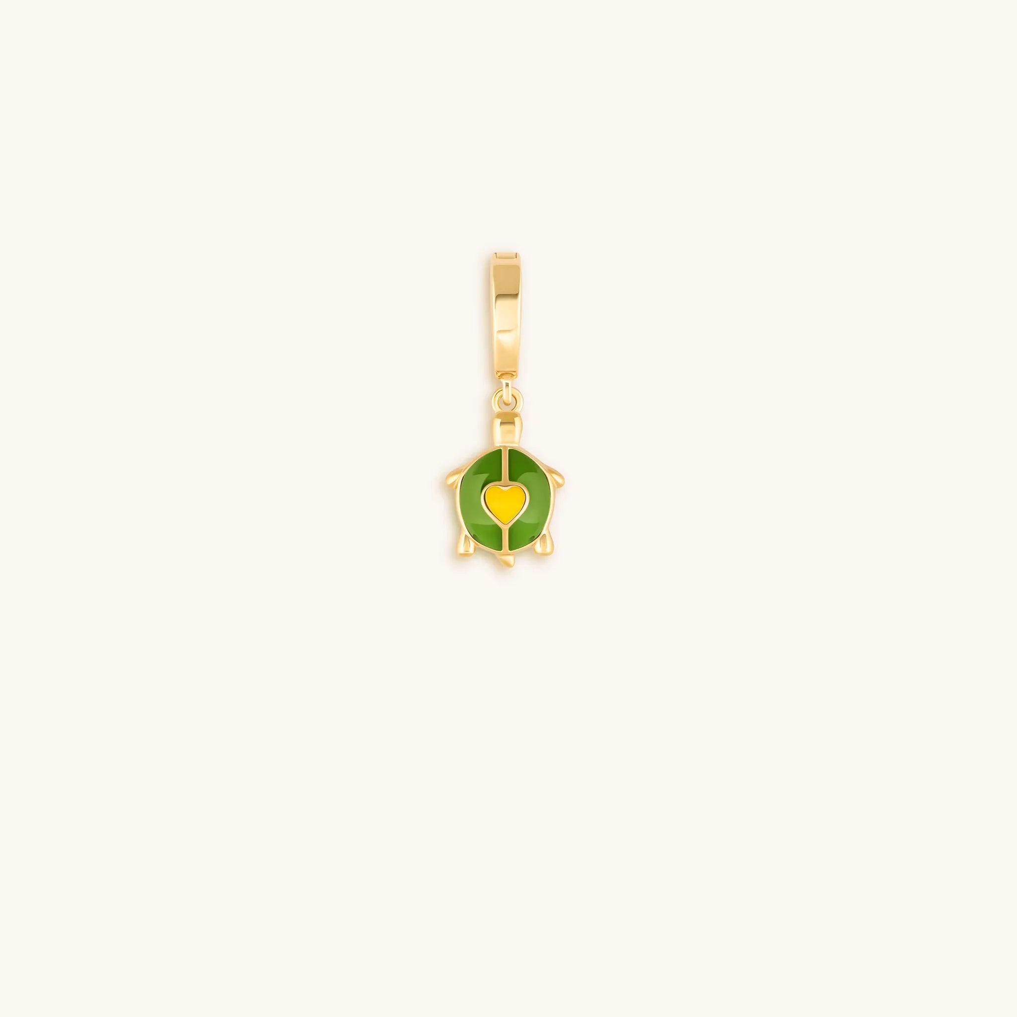 Karma And Luck Steadfast Stability - Turtle Charm In Gold