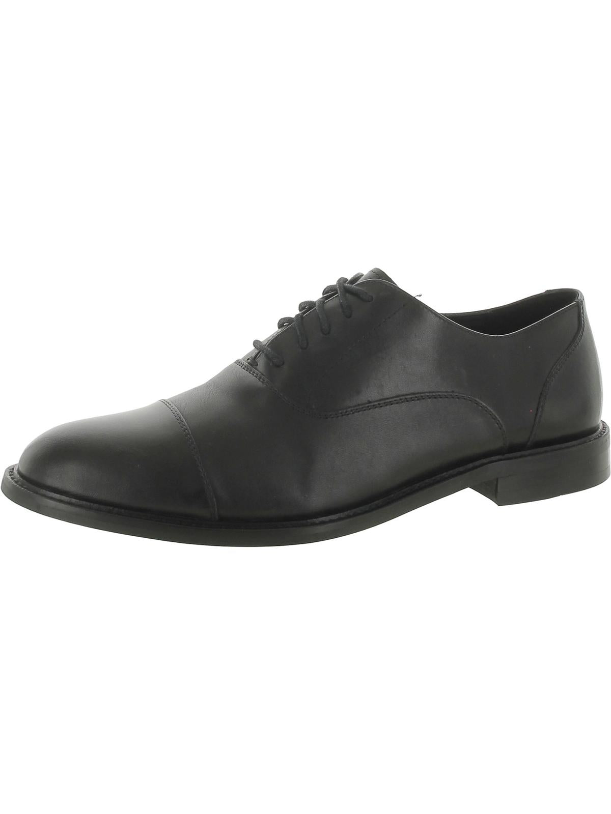 The Men's Store Mens Leather Oxfords In Black