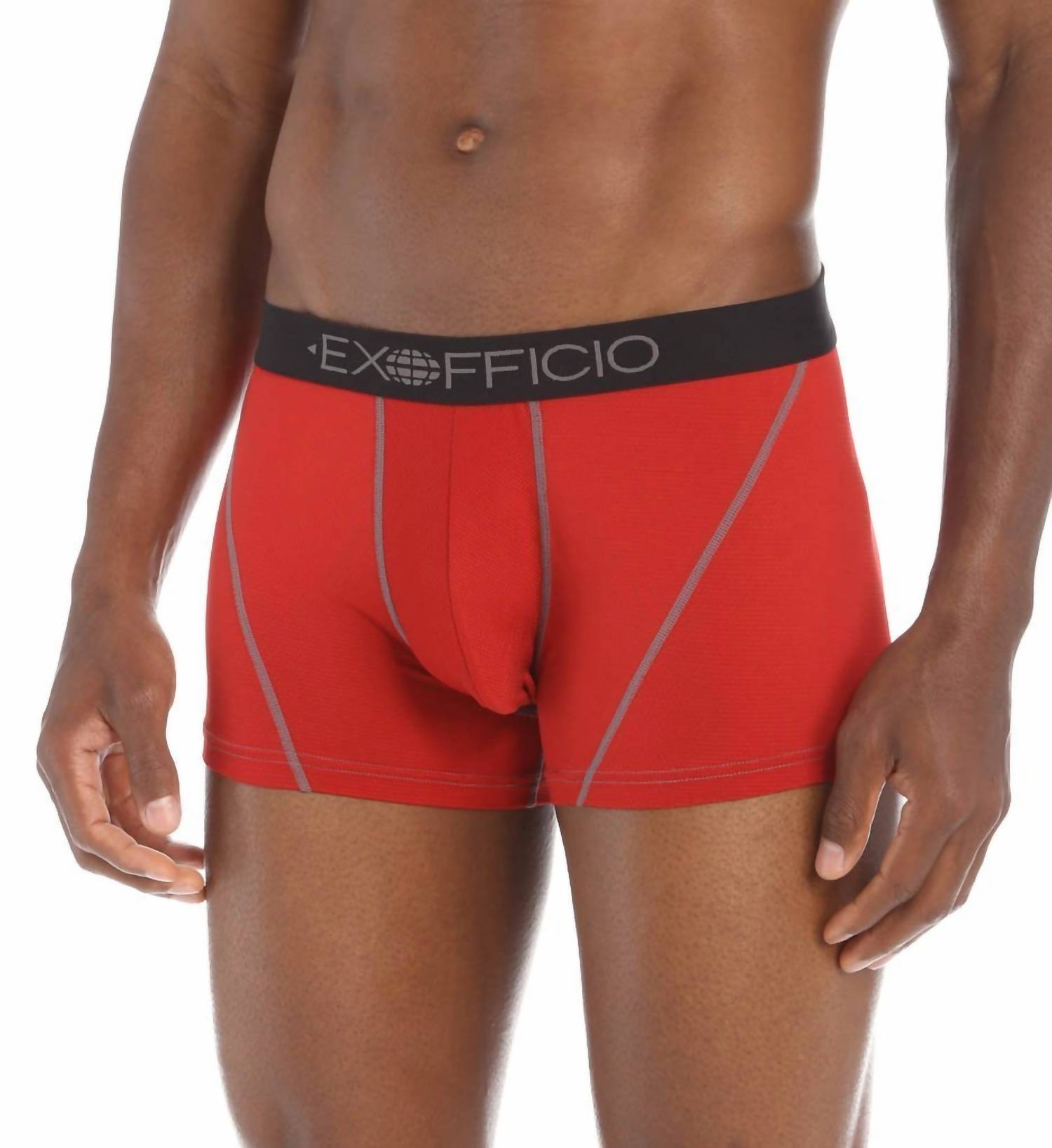 Exofficio Give-n-go Sport Mesh Boxer Brief In Stop In Blue