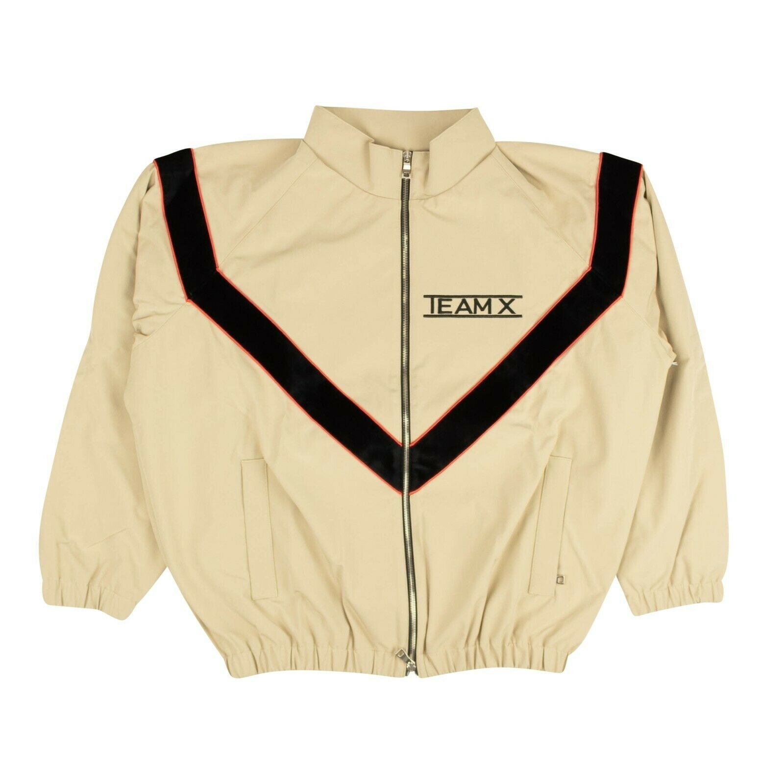 Just Don Team X Army Zip-up Track Jacket - Tan In Brown