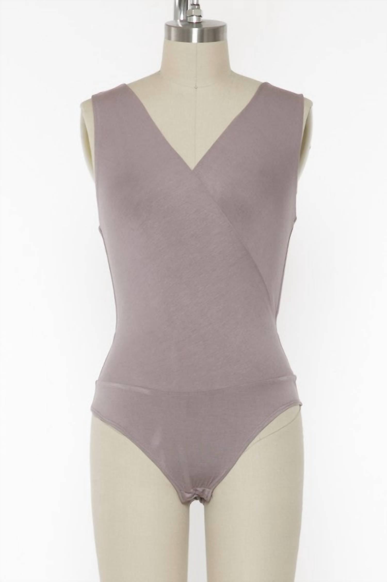 Shop Final Touch The Rhianna Crossover Double Layered Bodysuit In Sea Fog In Multi