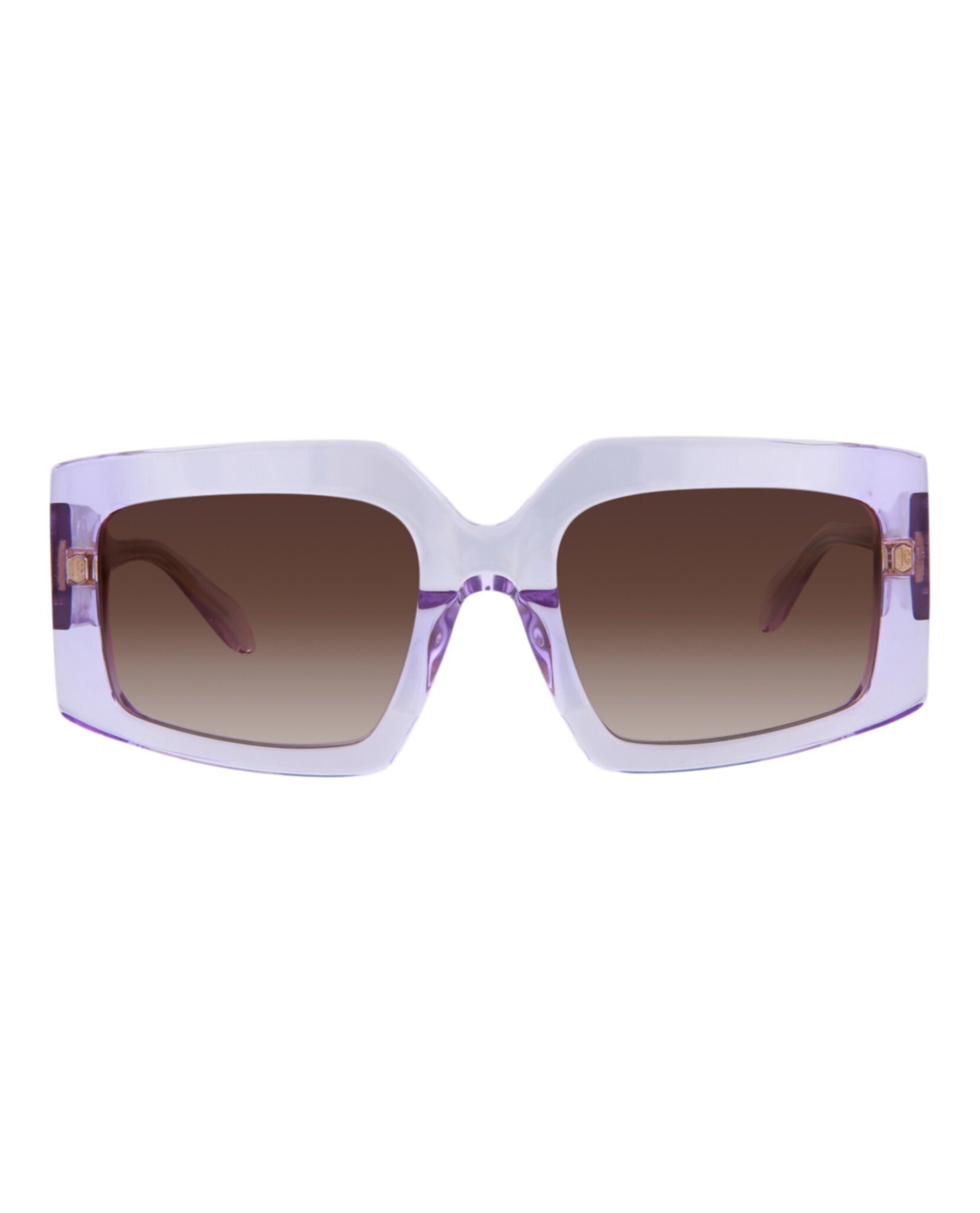 Shop Just Cavalli Square-frame Acetate Sunglasses In Purple