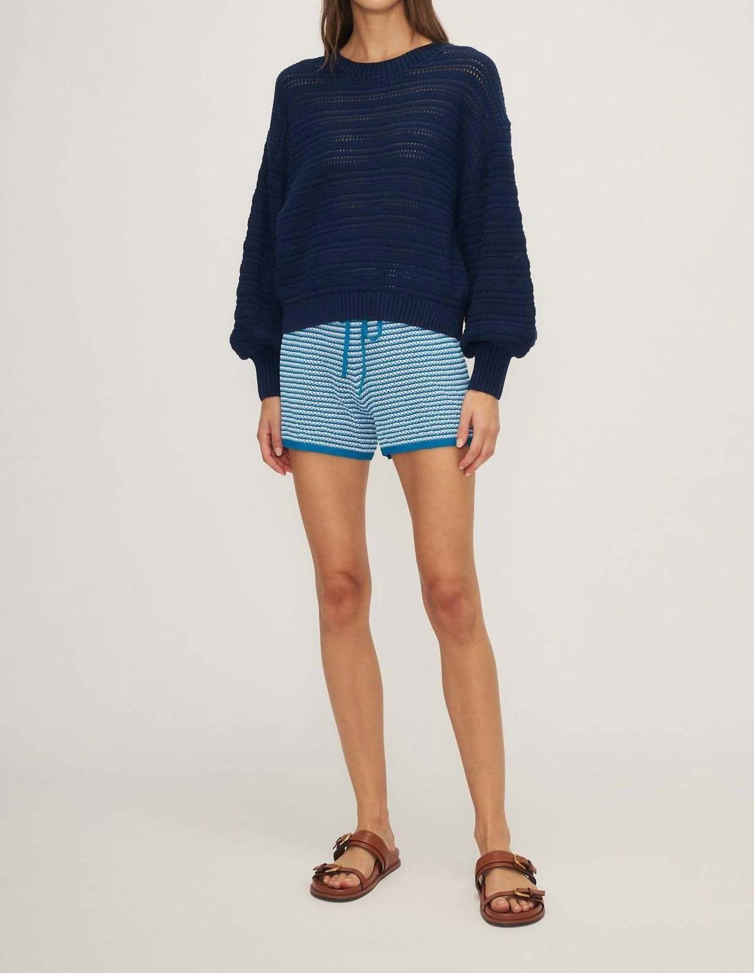 Melissa Nepton Celina Sweater In Navy In Blue