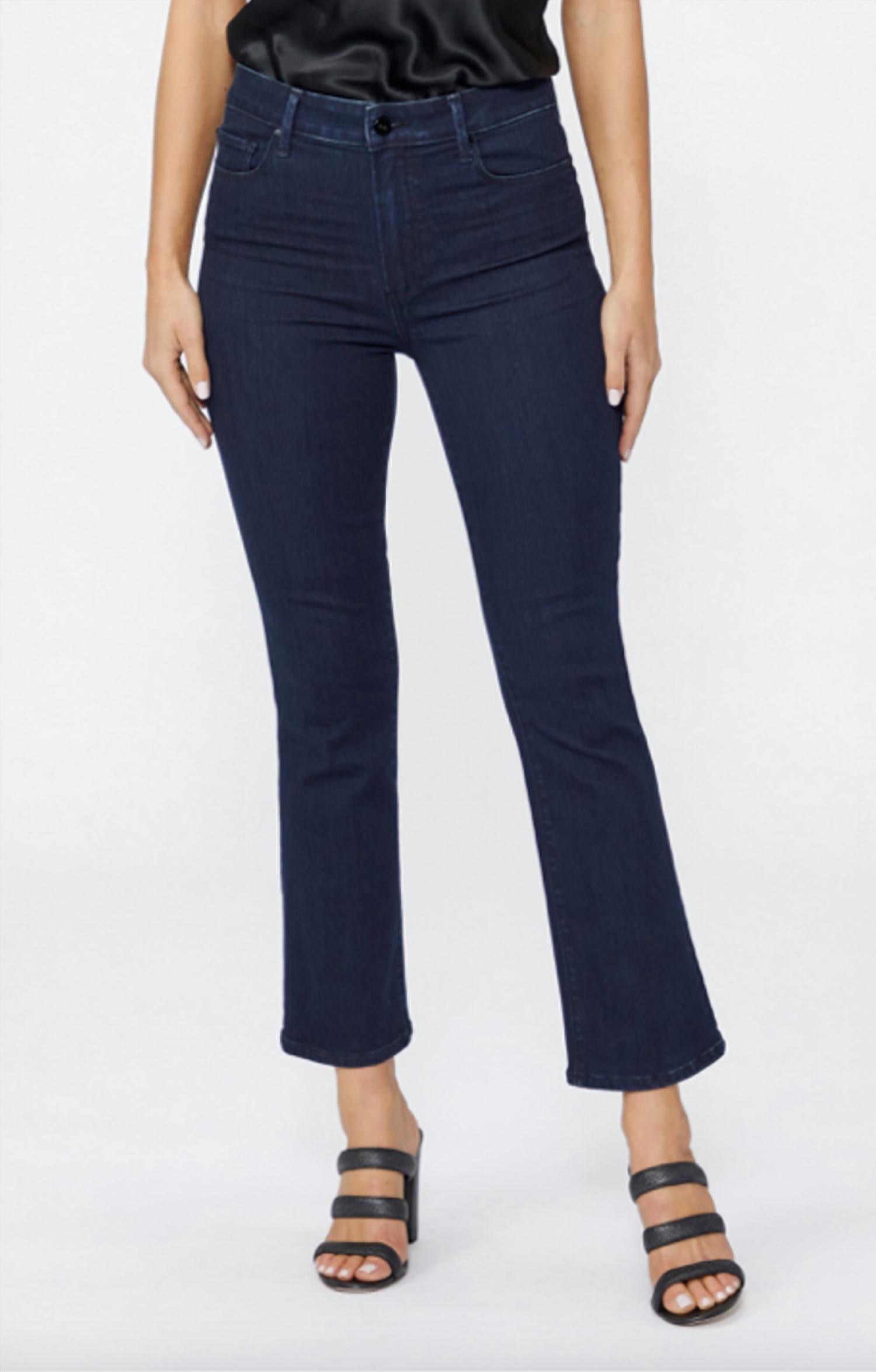 Shop Paige Claudine Ankle Jeans In Fidelity In Blue