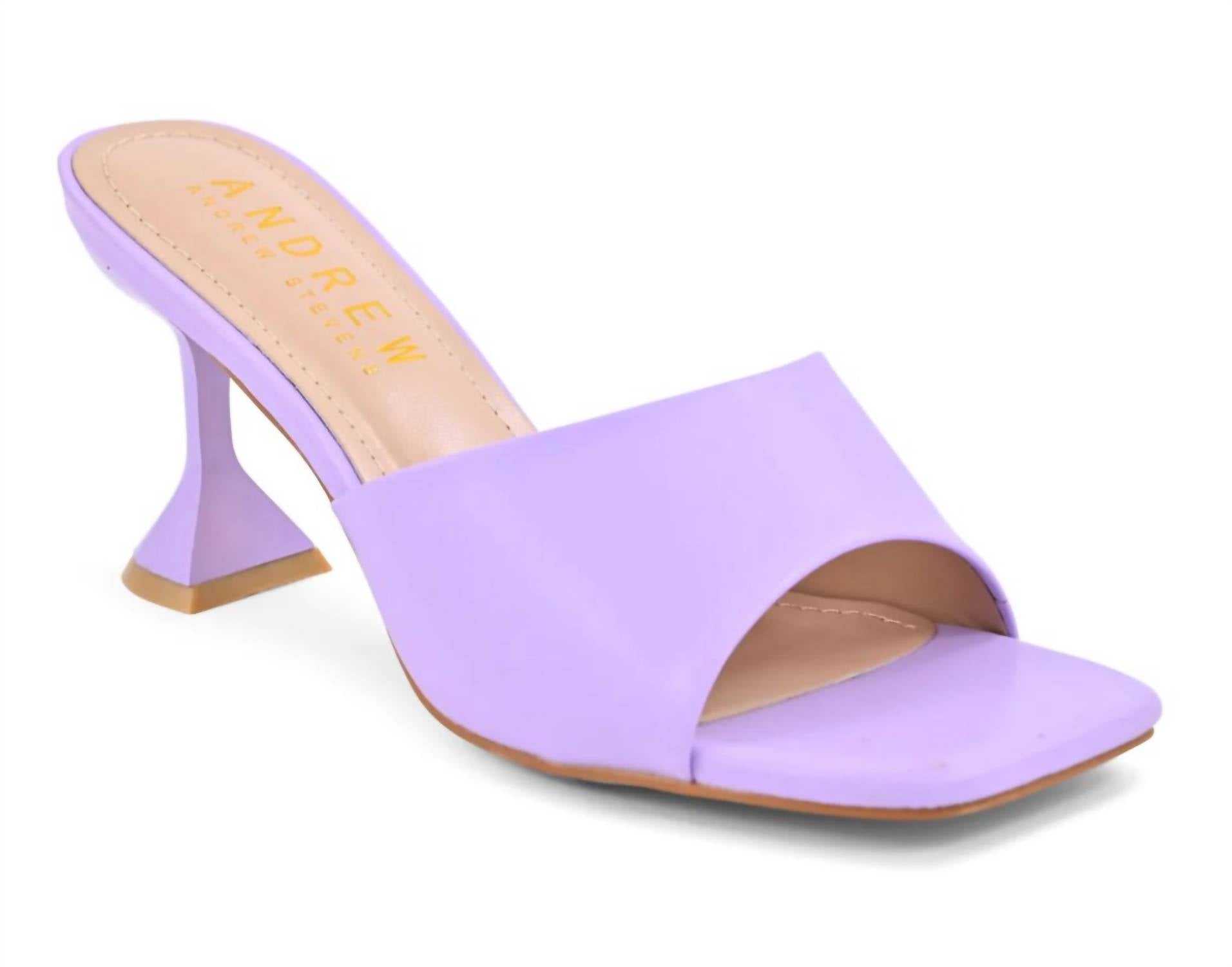 Andrew Stevens Freya Heel In Lavender In Purple