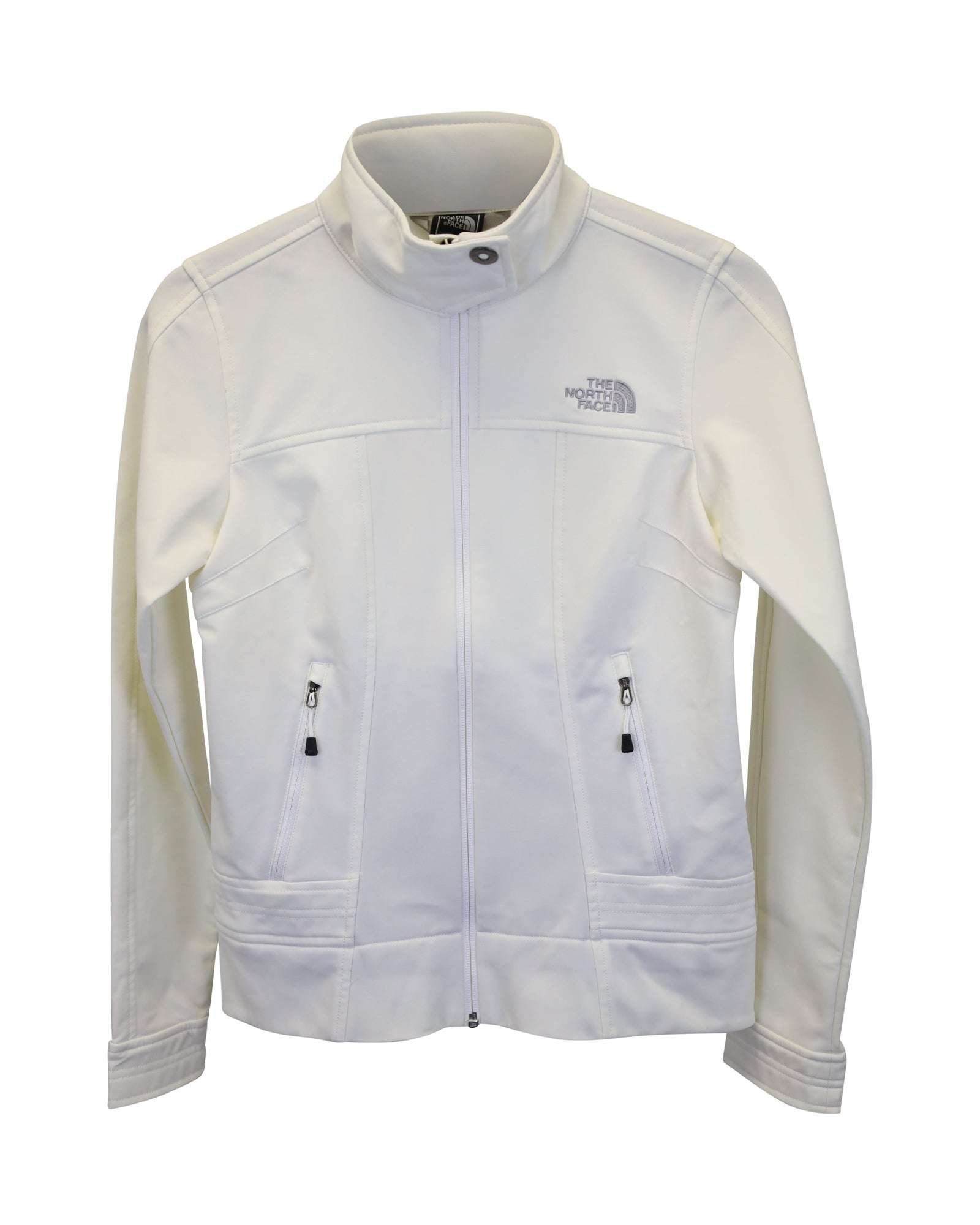 image of The North Face Celentito Softshell Full Zip Jacket in Cream Polyester