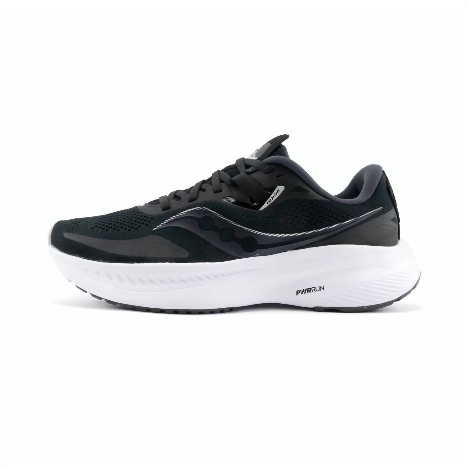 Shop Saucony Women's Guide 15 Running Shoes - B/medium Width In Black/white