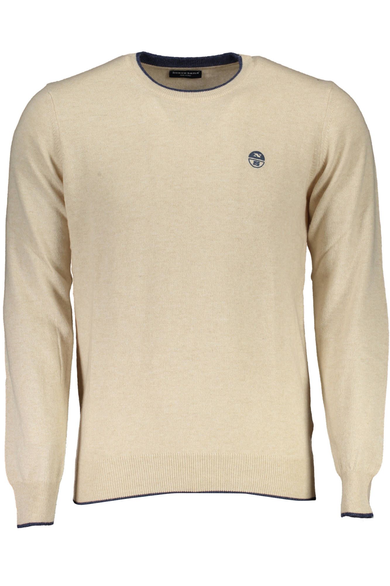 North Sails Embroide Crewneck Men's Sweater In Neutral