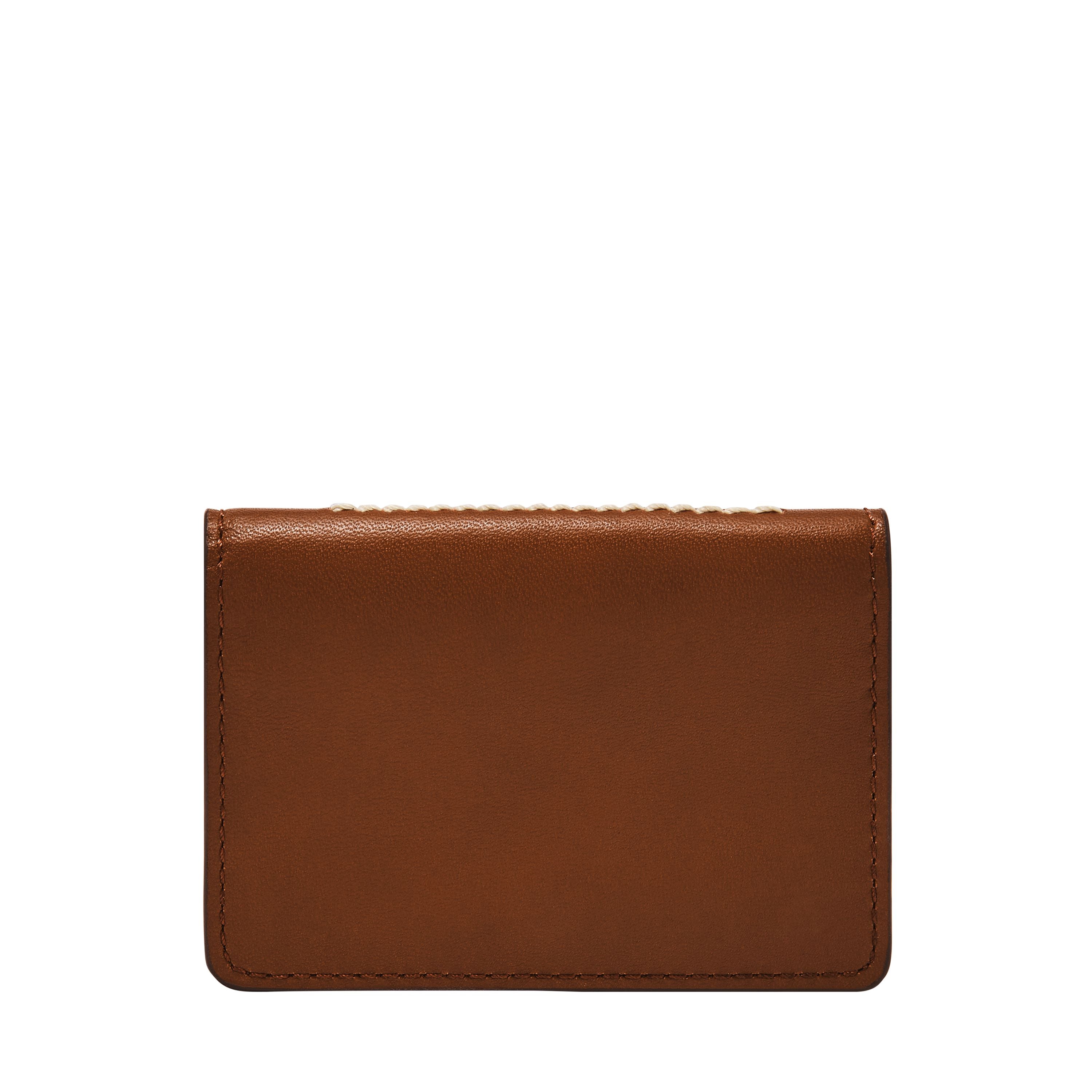 Shop Fossil Men's Westover Leather Snap Bifold In Brown