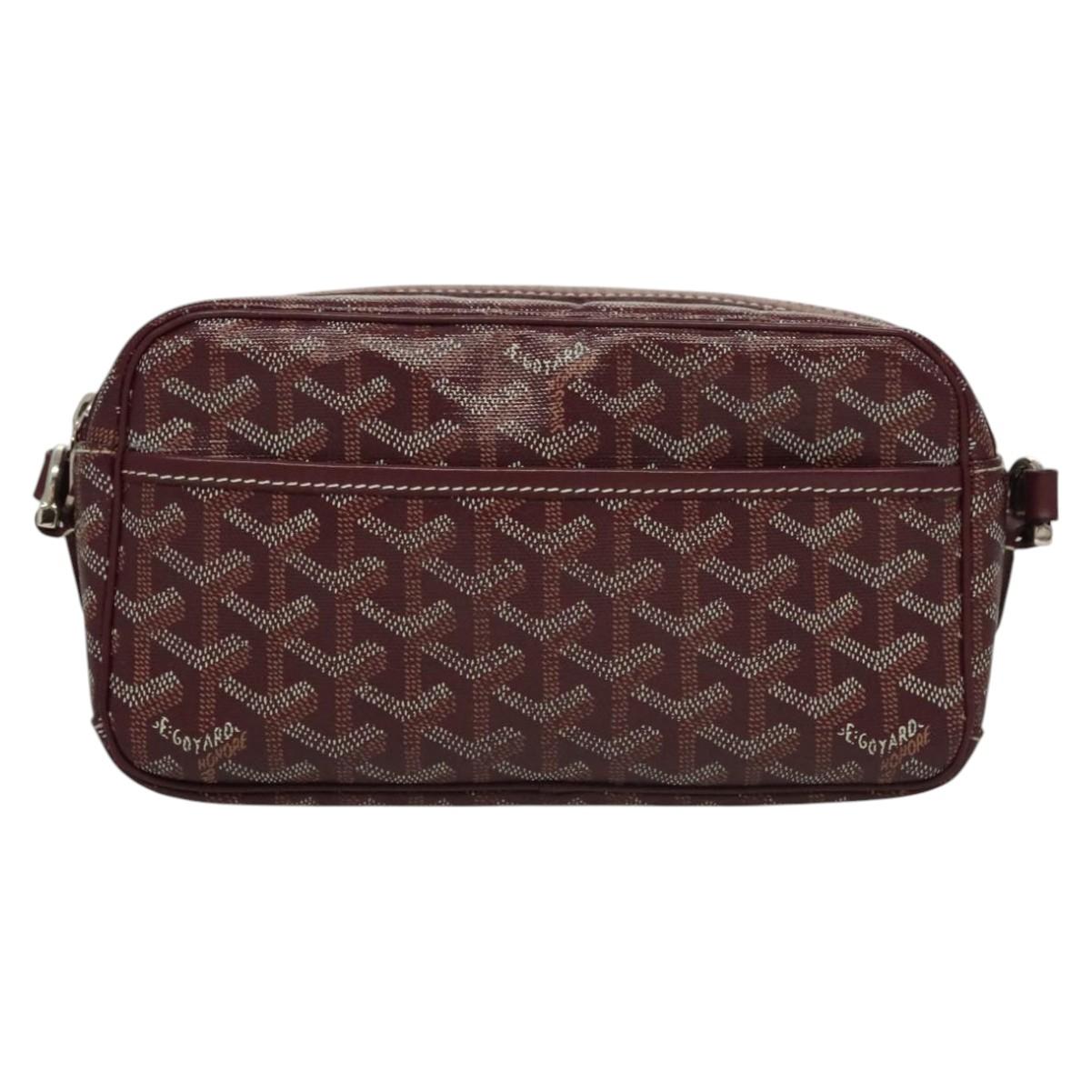 Pre-owned Goyard Cap Vert Canvas Shoulder Bag () In White
