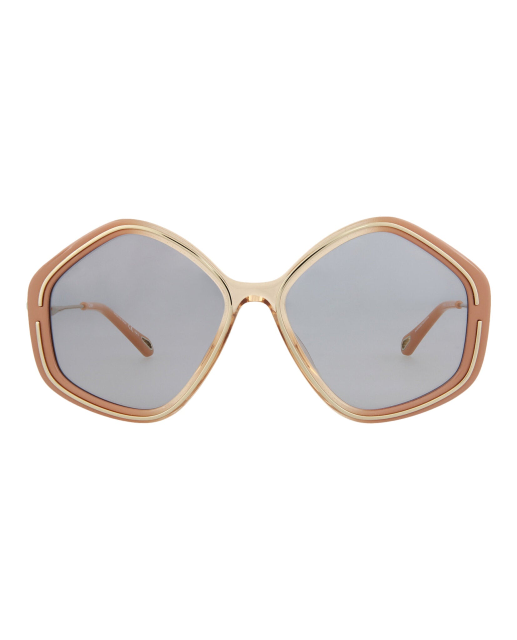 Chloé Square-frame Bio Injection Sunglasses In Multi
