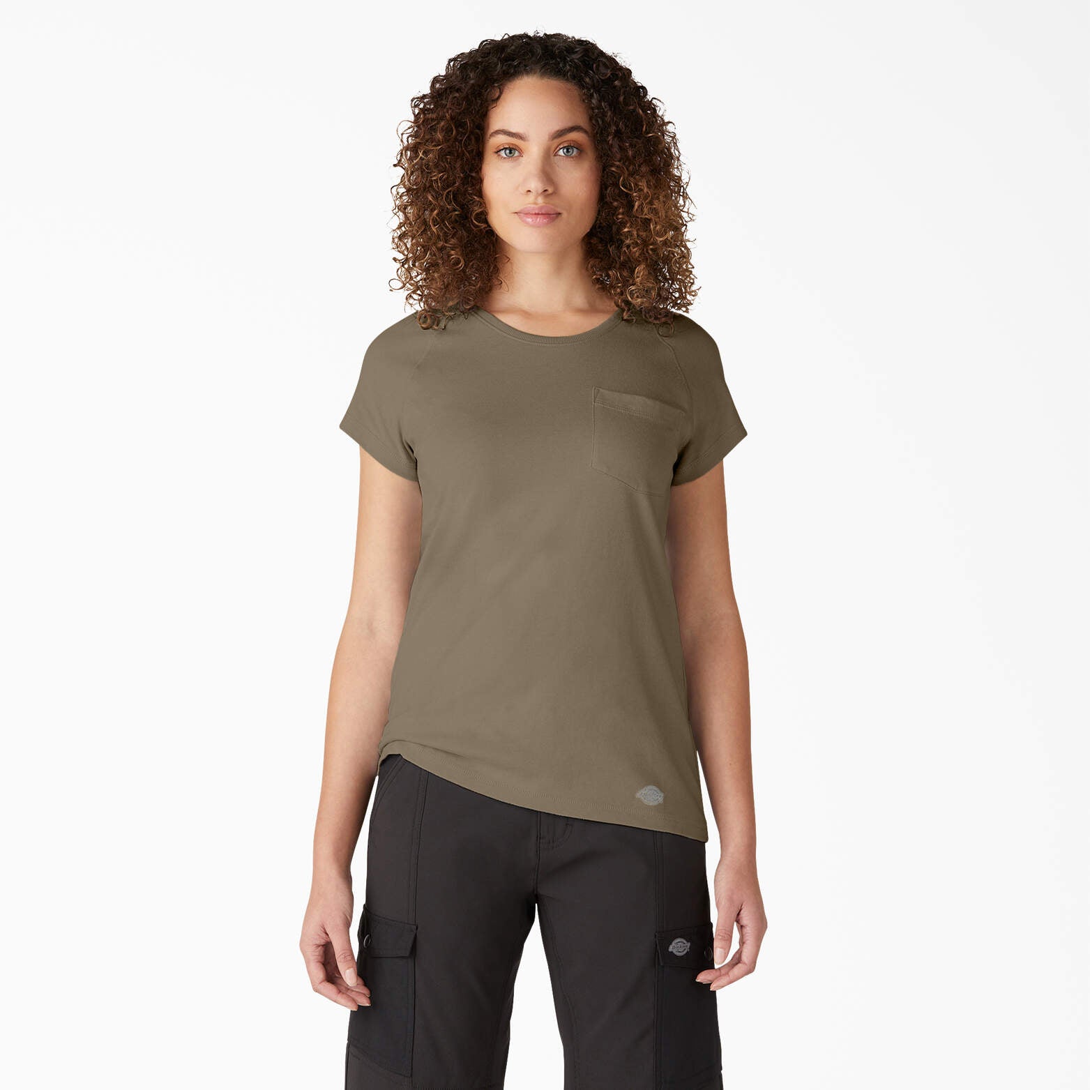 Shop Dickies Women's Cooling Short Sleeve T-shirt In Green