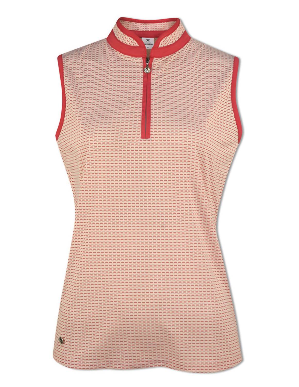 Shop Daily Sports Sleeveless Polo Shirt In Watercolor In Pink