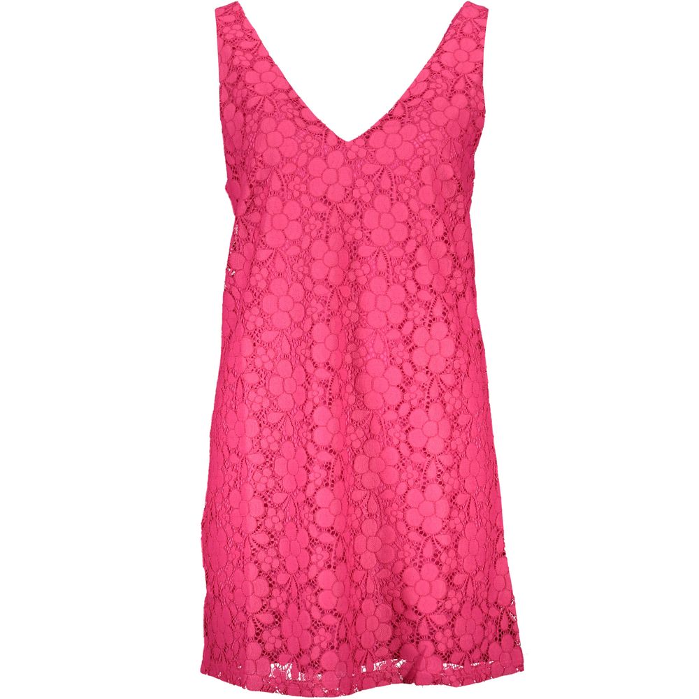 Shop Desigual Viscose Women's Dress In Pink