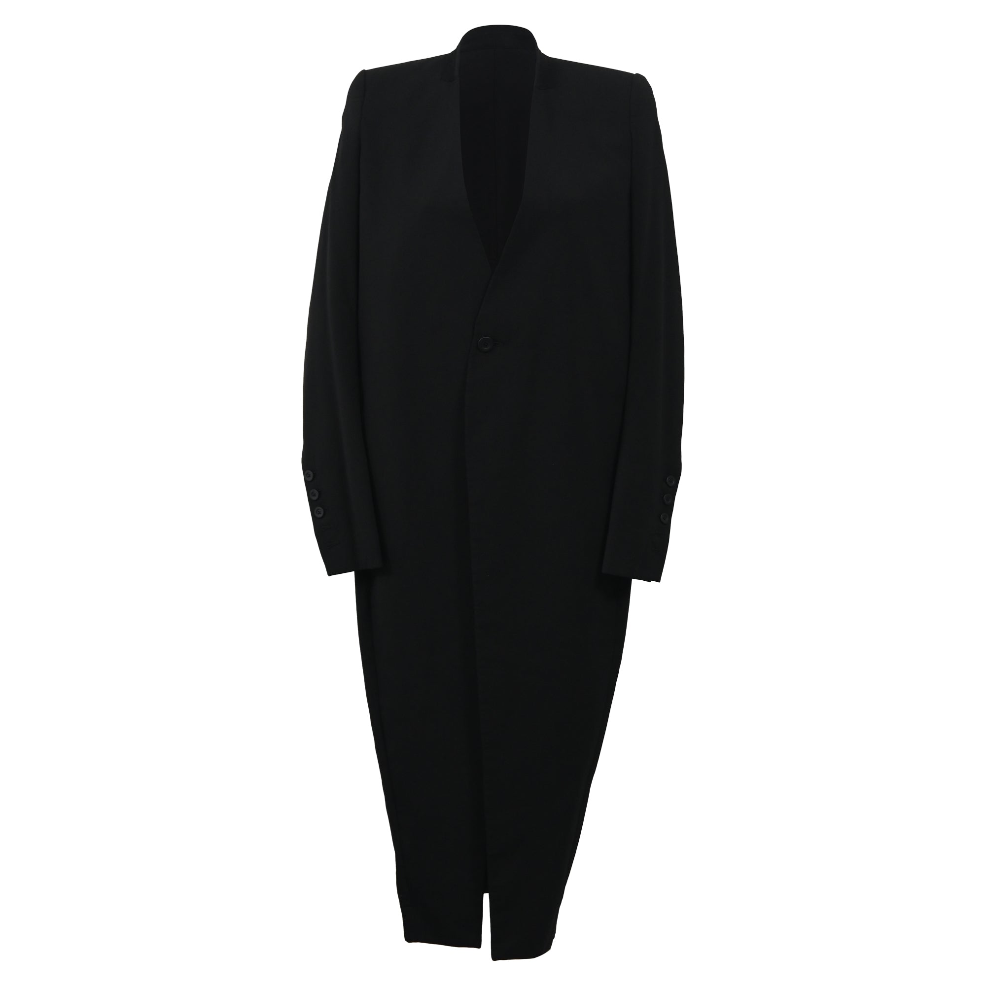 image of Rick Owens 2016 Tailored Cyclops Jacket in Black Polyester