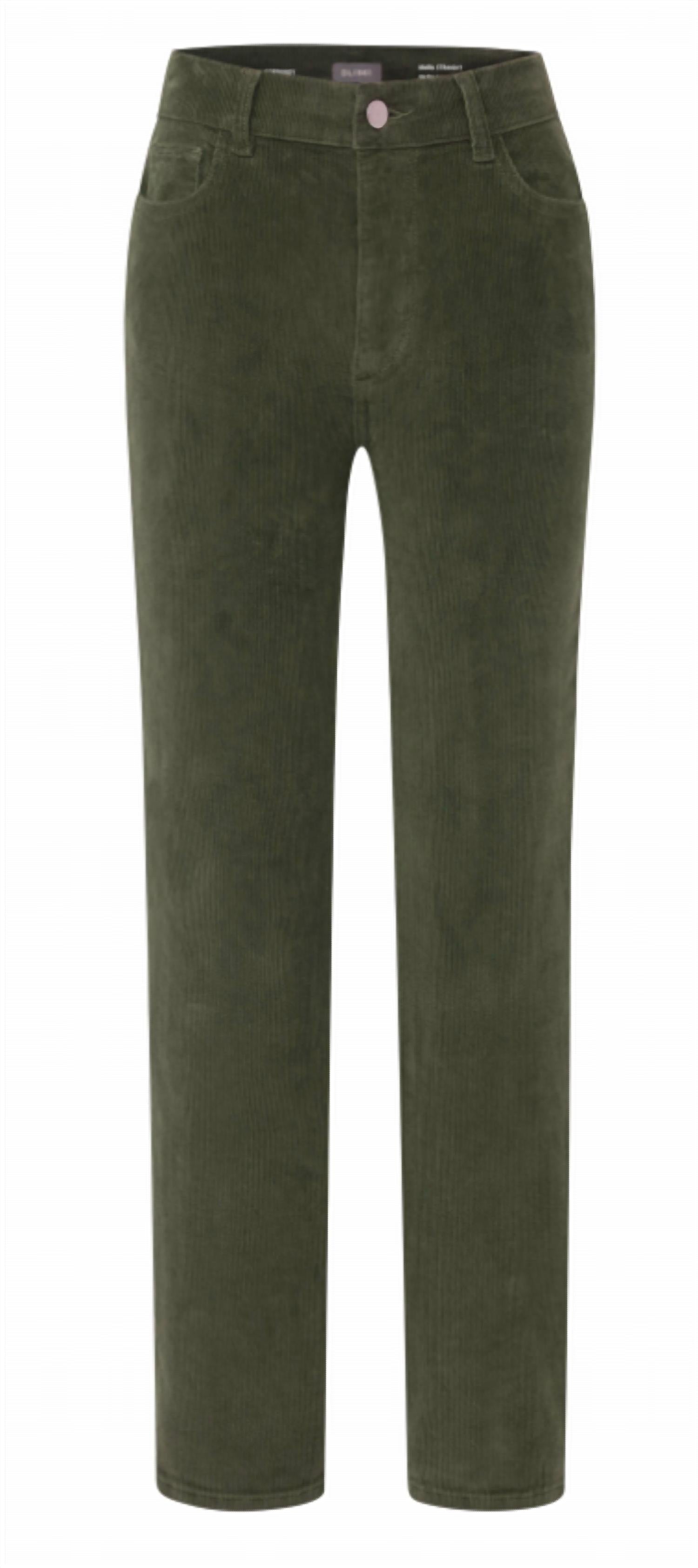 Shop Dl1961 - Women's Women's Mara Straight Mid Rise Pants In Dryad In Green