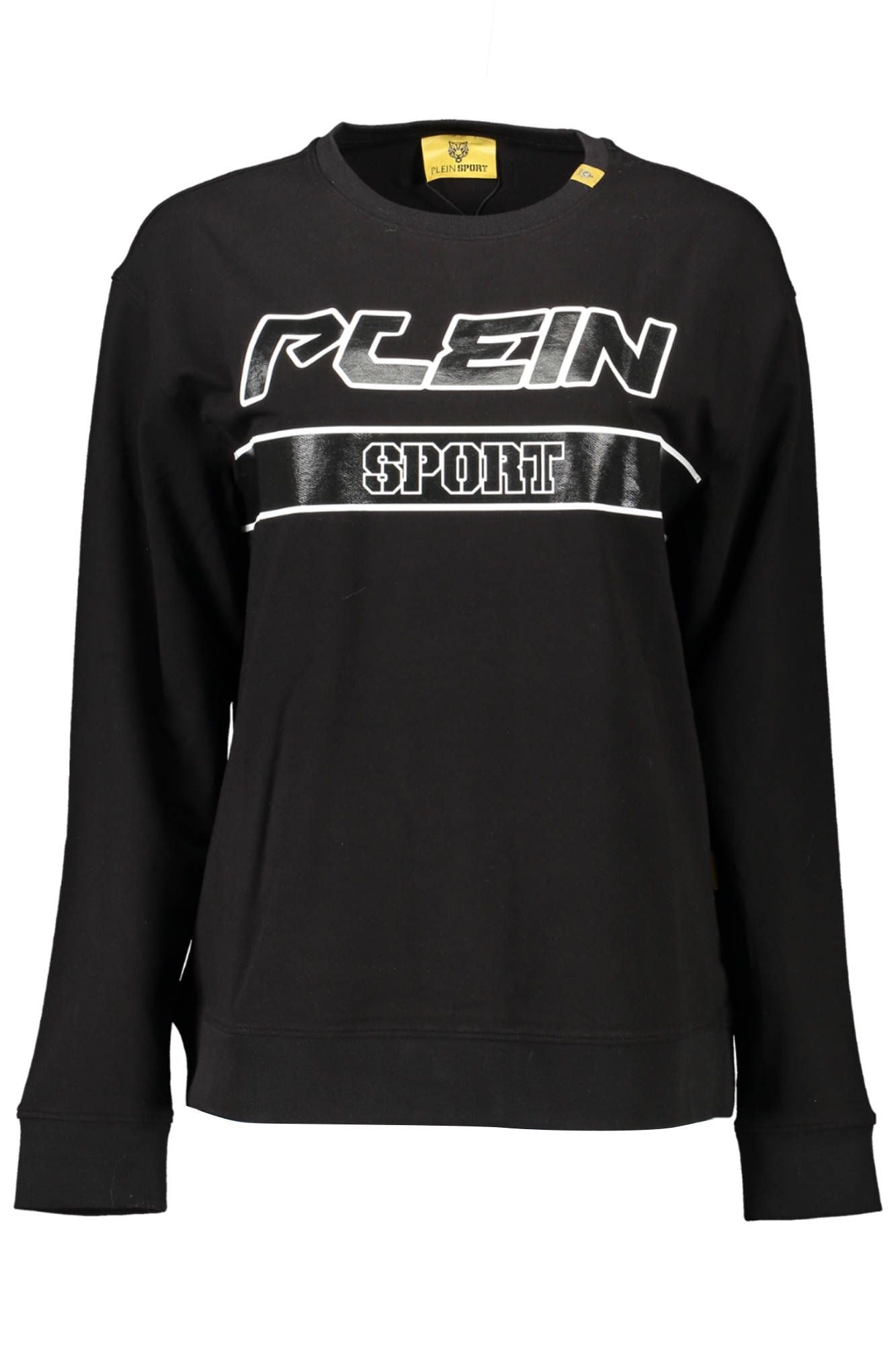 Plein Sport Sleek Long-sleeve Sweatshirt With Logo Women's Detail In Black