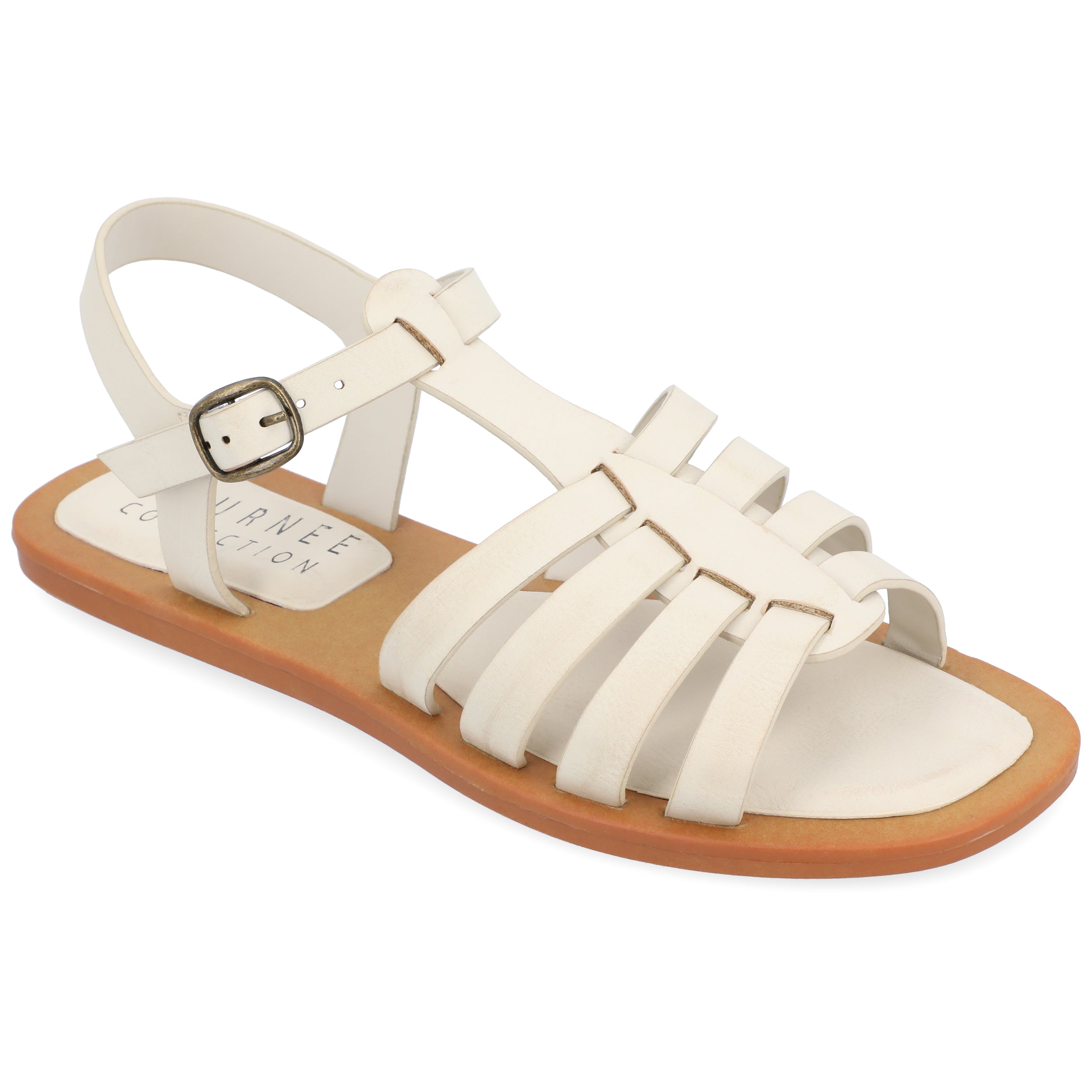 Journee Collection Women's Tru Comfort Foam Benicia Sandals In White