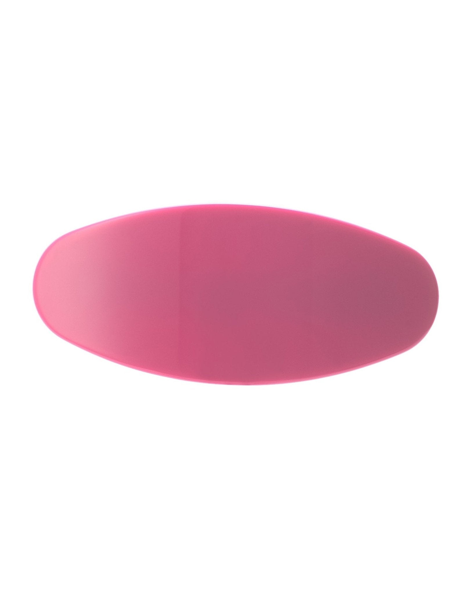 Shop Machete Jumbo Oval Barrette In Neon Pink