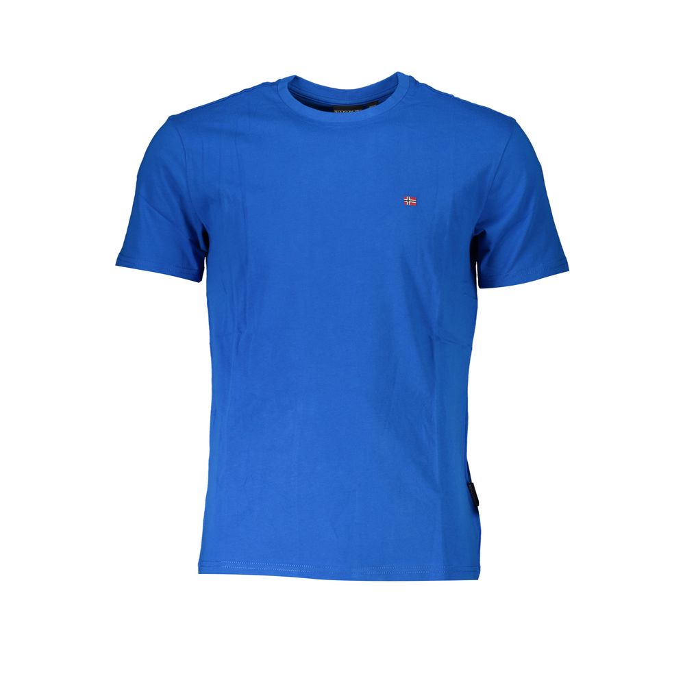 Napapijri Cotton Men's T-shirt In Blue