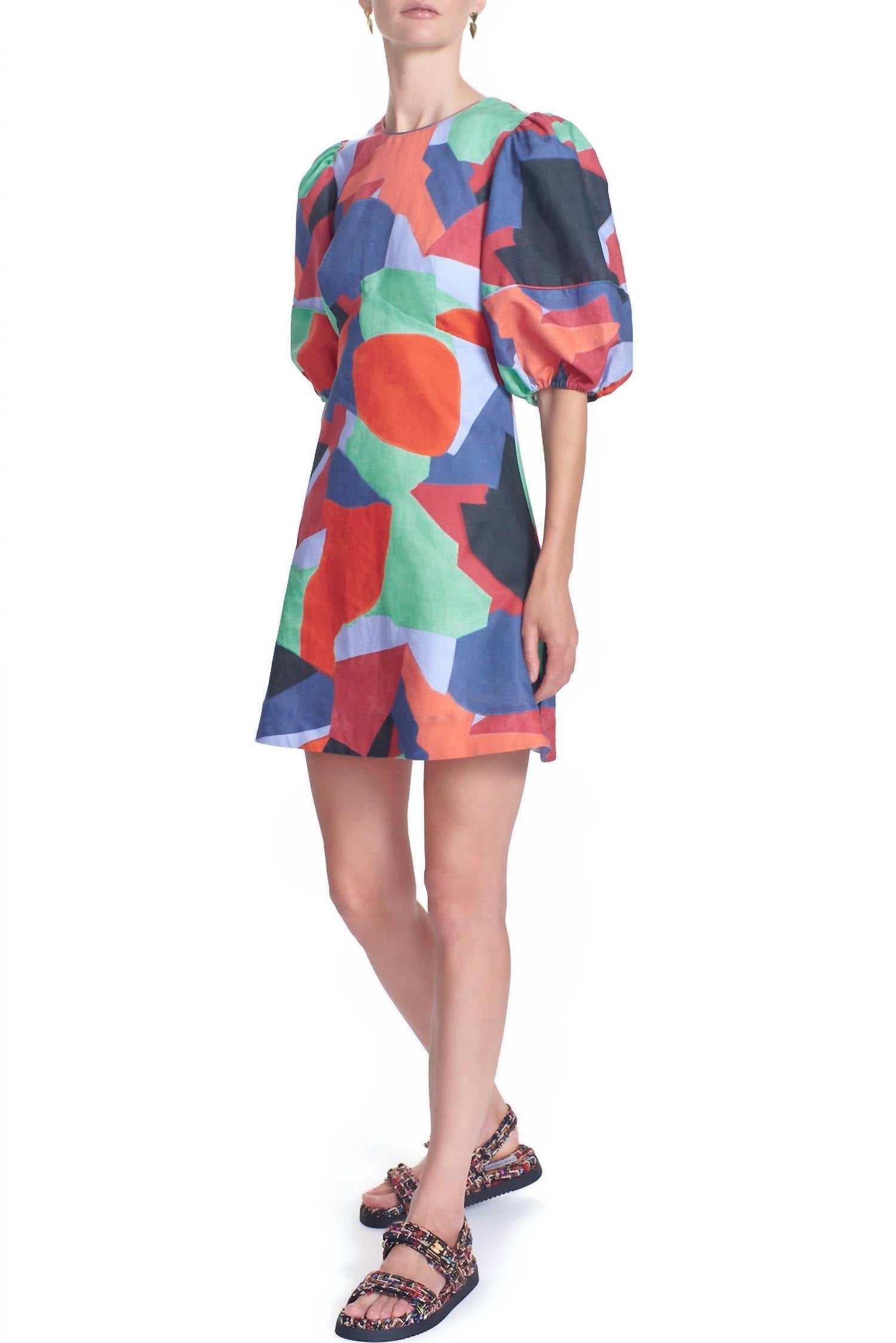 Corey Lynn Calter Cloe Dress In Multi Color