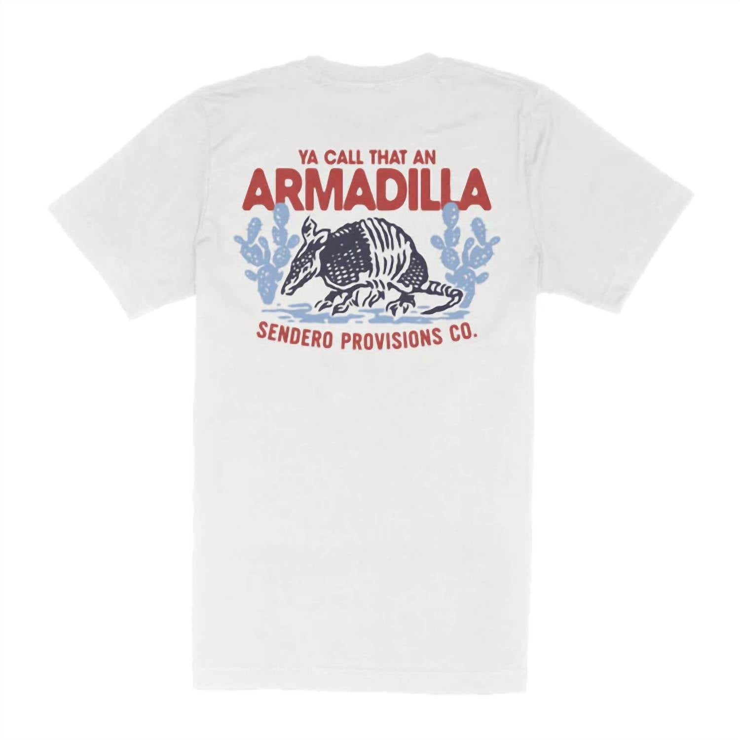 Shop Sendero Provisions Co. Armadilla T-shirt In White