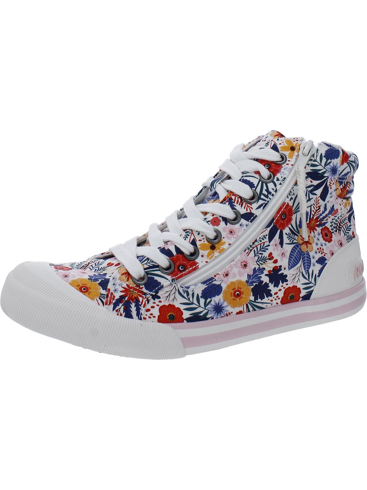 Rocket Dog Jazzin Hi Womens Hi-top Fashion Sneakers In Multi