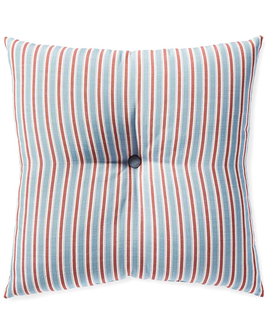 Serena & Lily Perennials Dock Stripe Pillow Cover In Brown