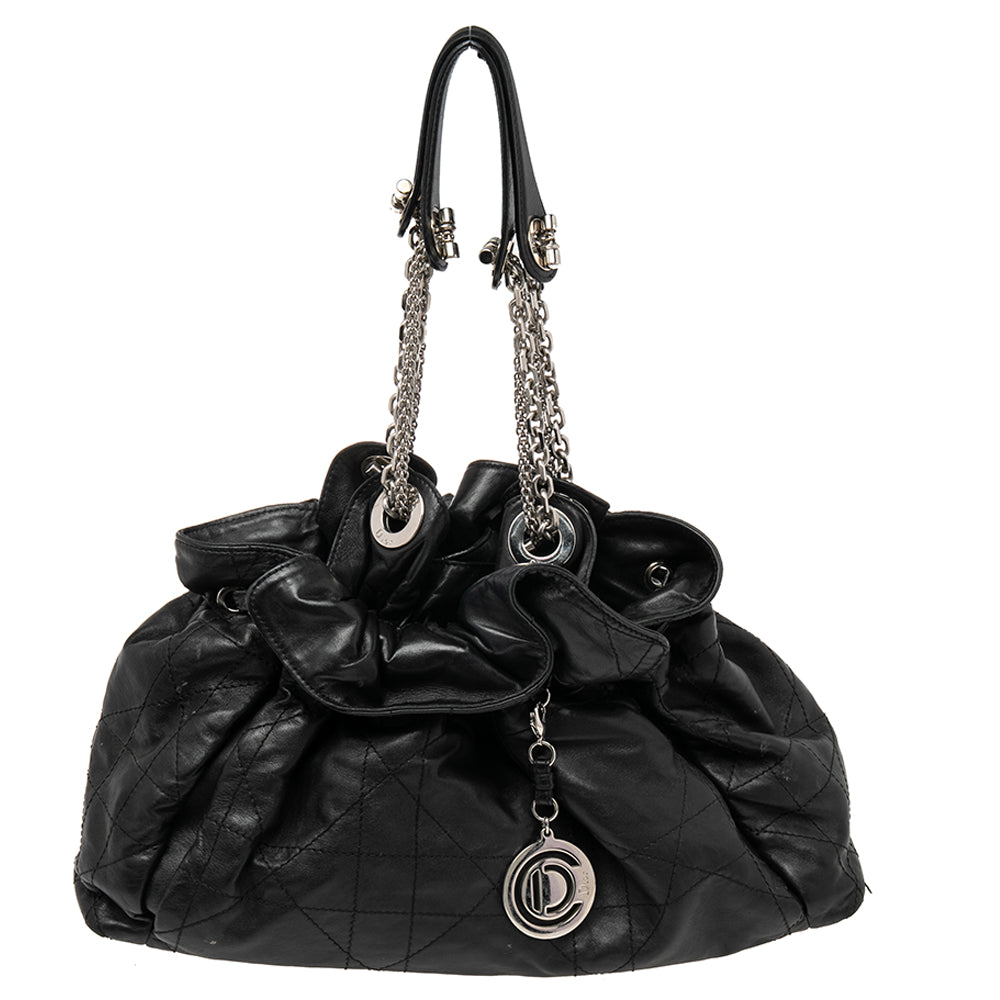 Image of Dior  Cannage Leather Le Trente Hobo