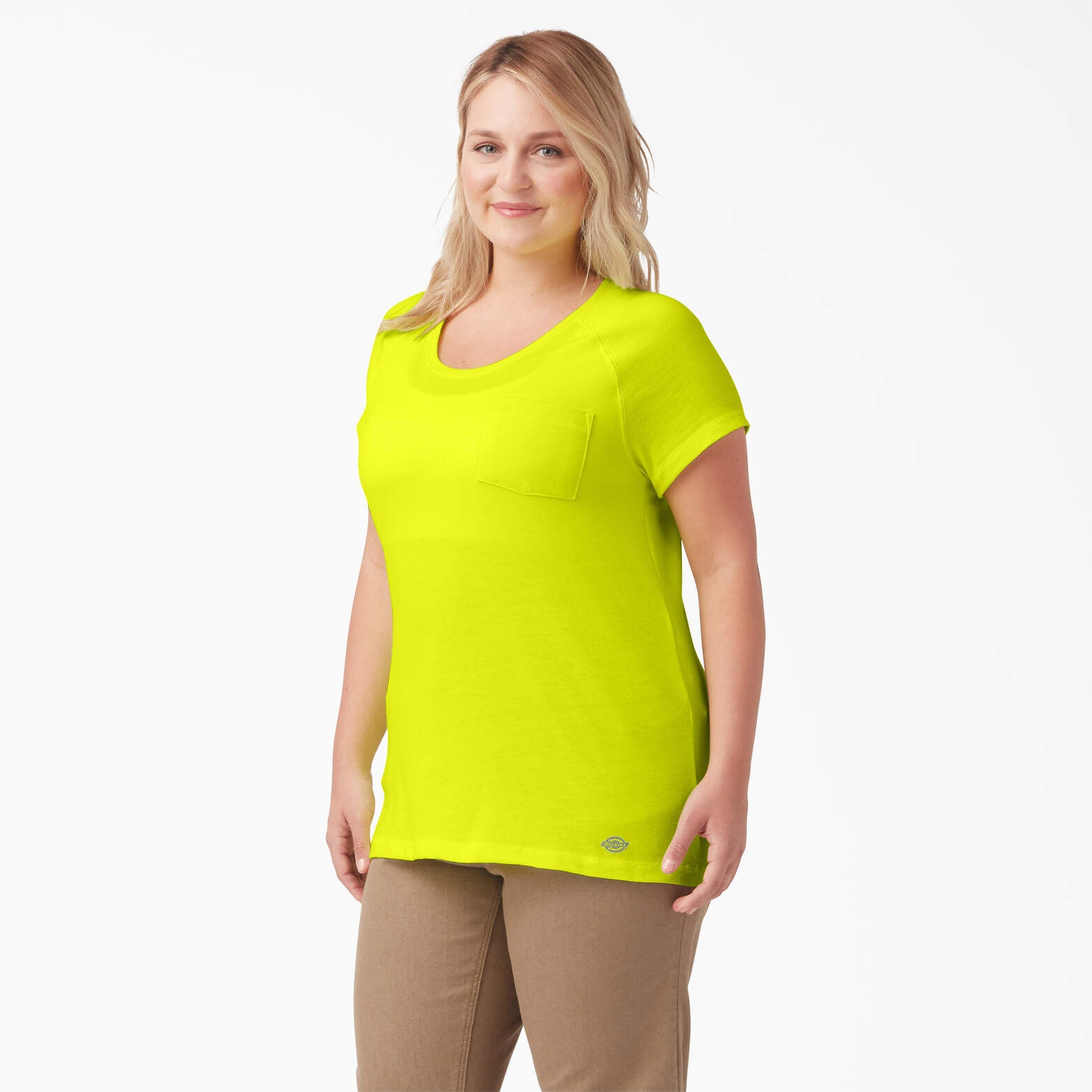 Shop Dickies Women's Plus Cooling Short Sleeve T-shirt In Green