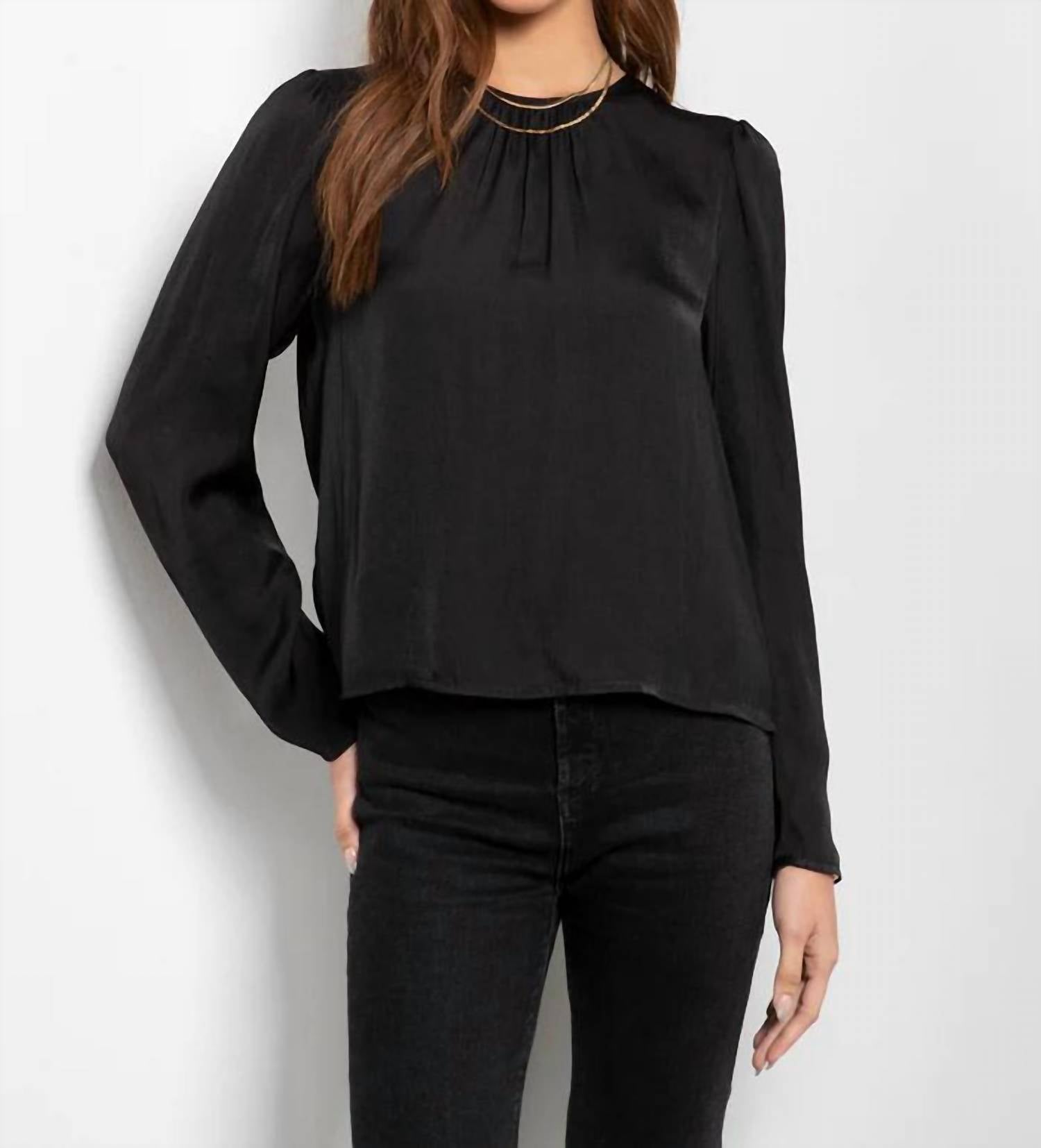 Shop Tart Collections Solid Charise Top In Black