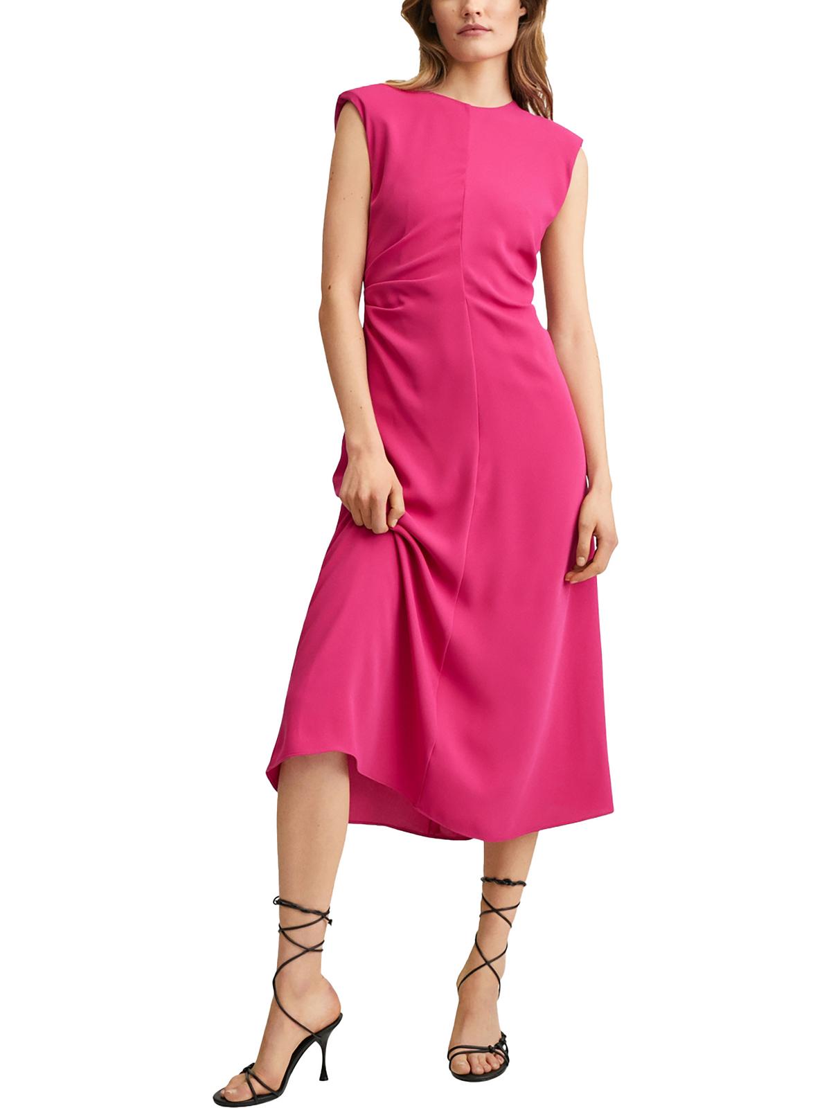 Shop Mng Womens Business Midi Sheath Dress In Pink