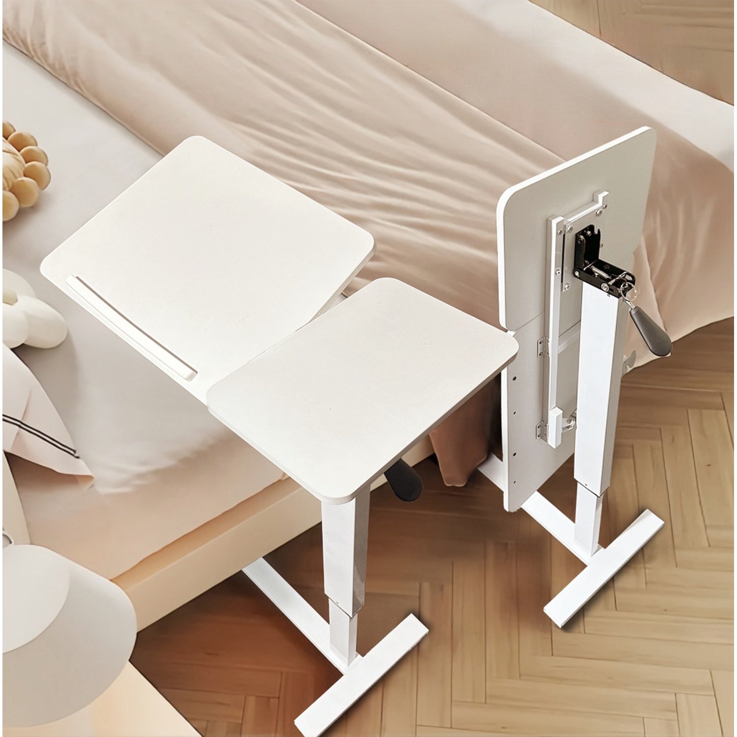 Streamdale Furniture Streamdale Mobile Overbed Laptop Desk - Adjustable Height & Tilt