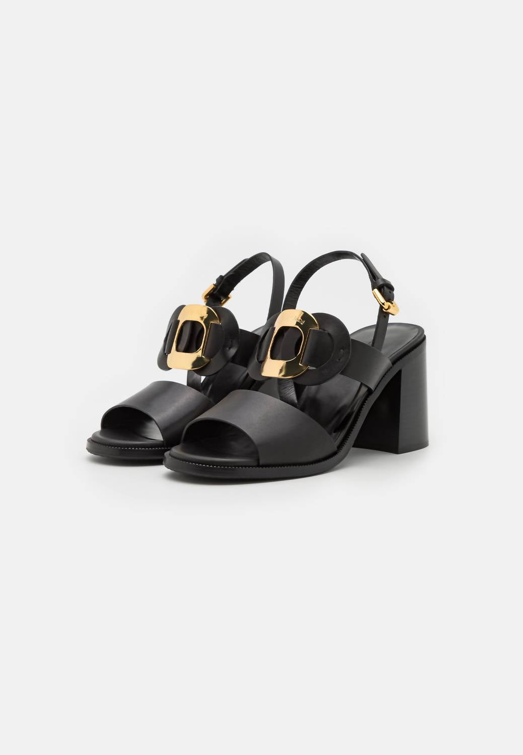 See By Chloé Chany Heeled Sandals In Black In Black