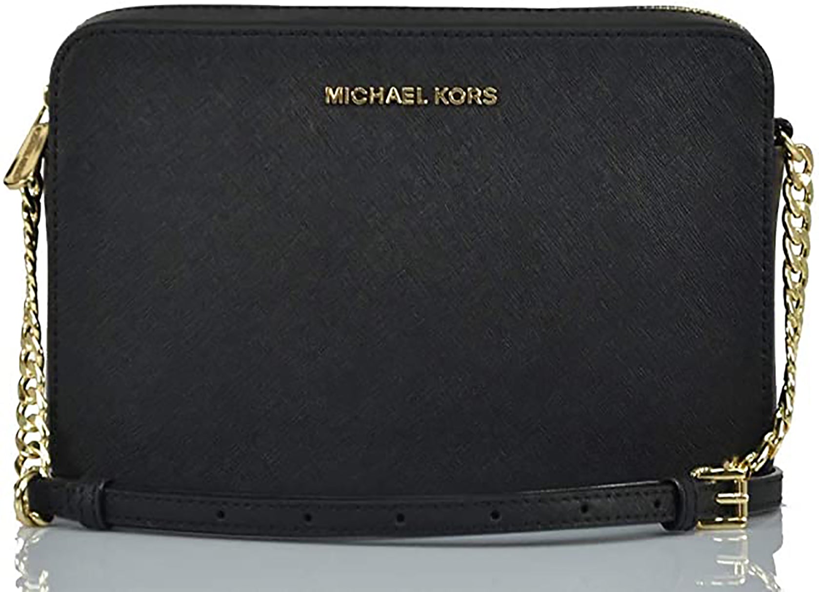 Shop Michael Kors Women's Jet Set Item Crossbody Bag No Size In Black