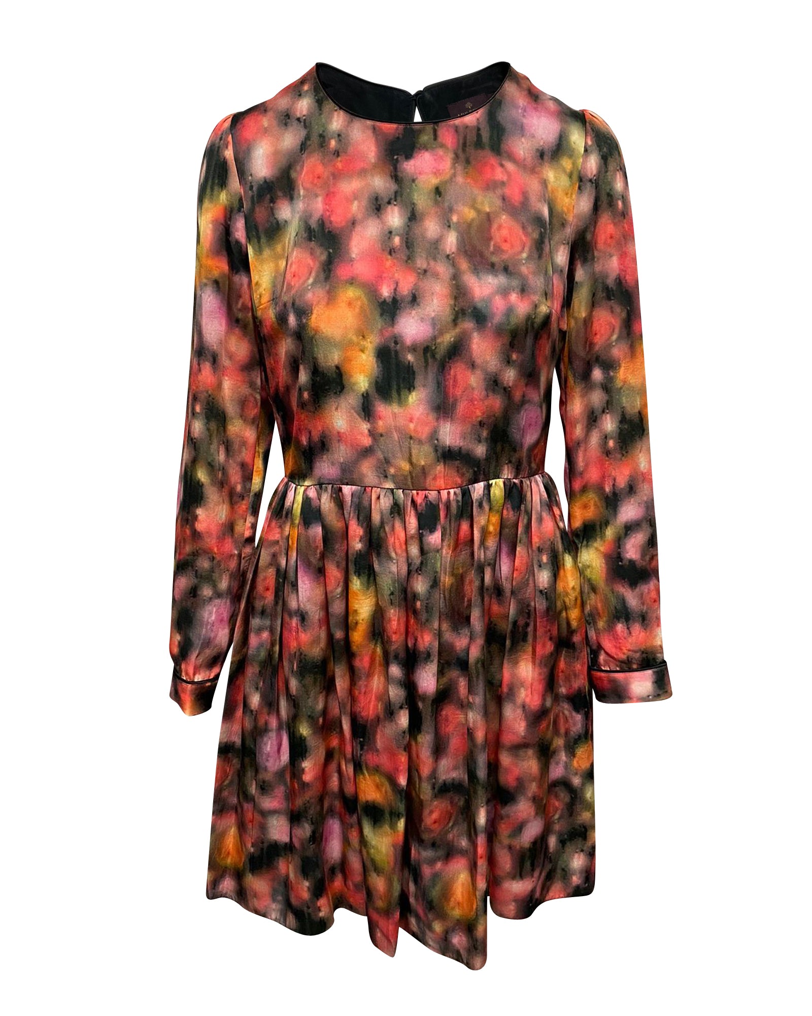 image of Mulberry Long Sleeve Dress in Multicolor Polyester