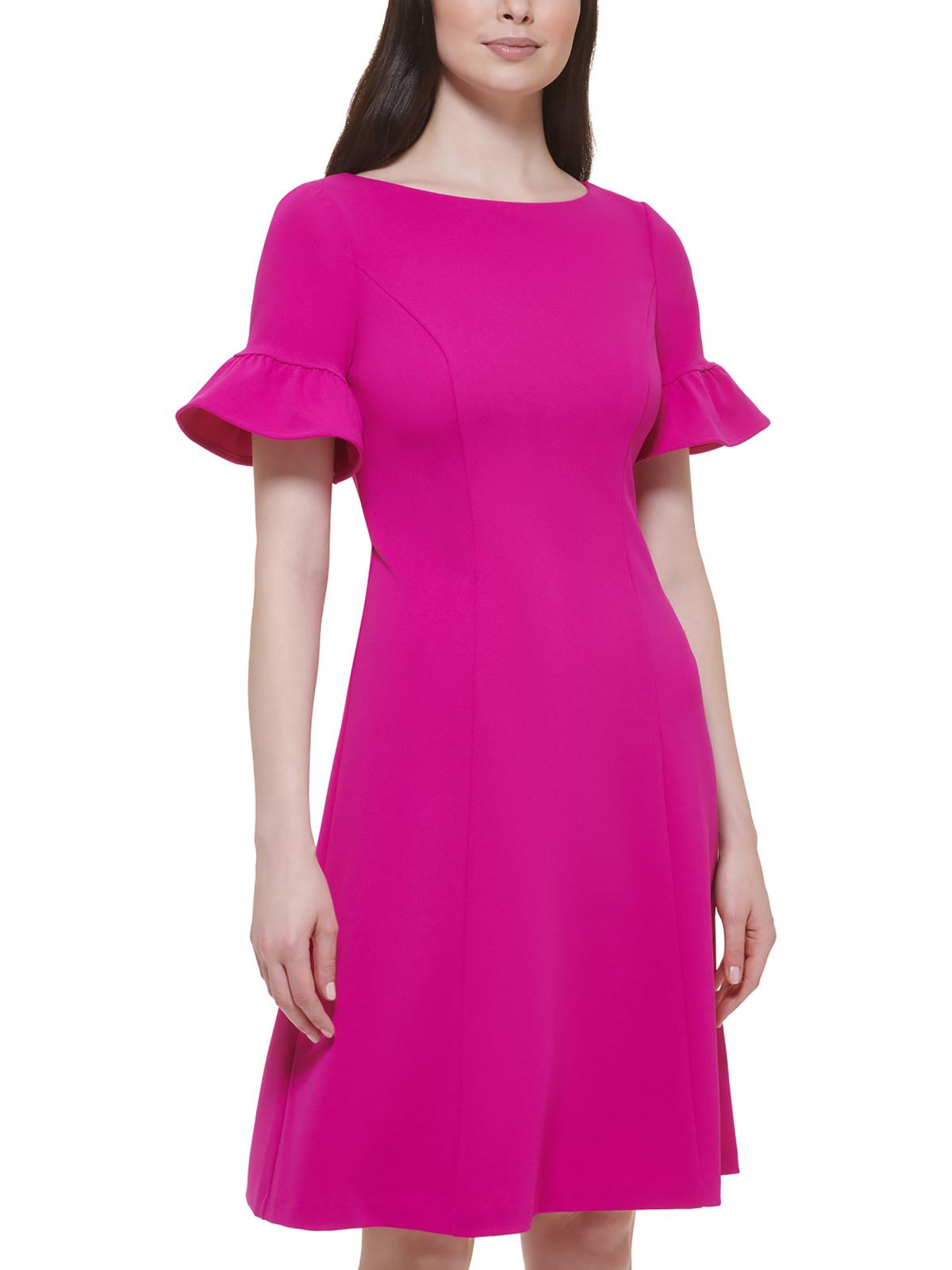 Shop Jessica Howard Womens Office Knee-length Wear To Work Dress In Pink