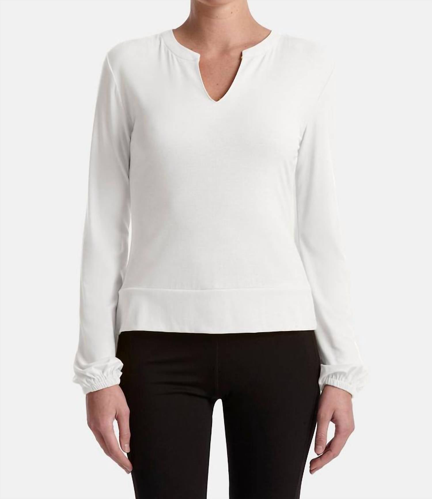 Shop Capsule121 Power Top In Ivory In White