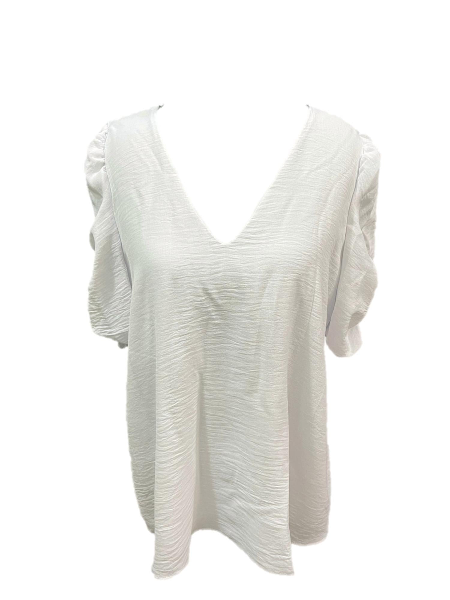 Adrienne Women's Taylor Top In Solid White