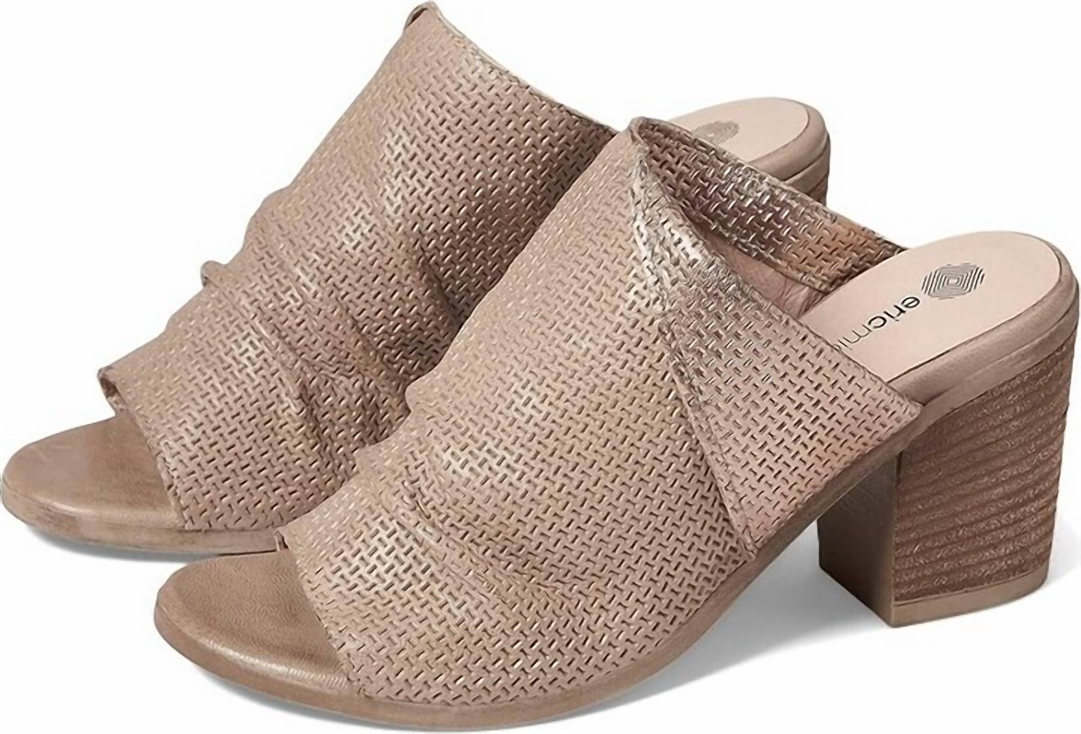 Shop Eric Michael Eclipse Sandals In Taupe In Beige