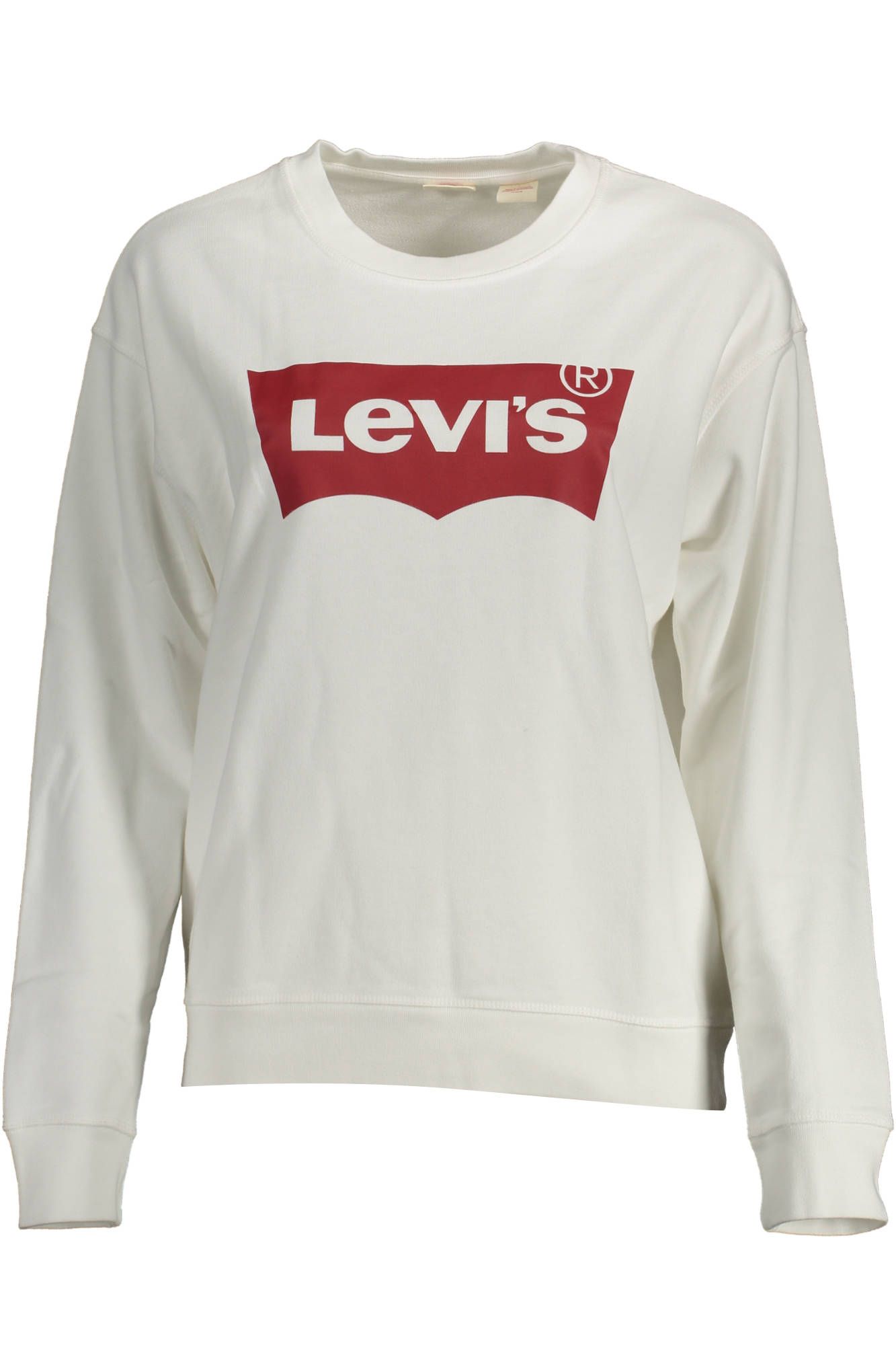 Levi's Chic Cotton Logo Women's Sweatshirt In White